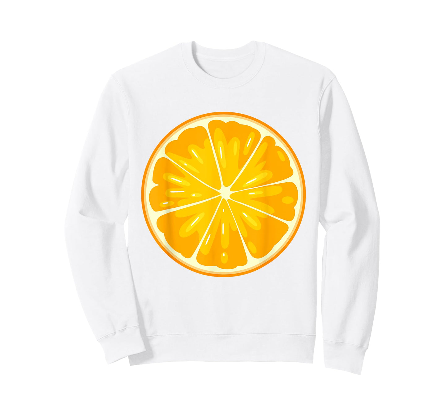 Funny Orange Sliced Fruit Lazy Easy Halloween Costume T-Shirt