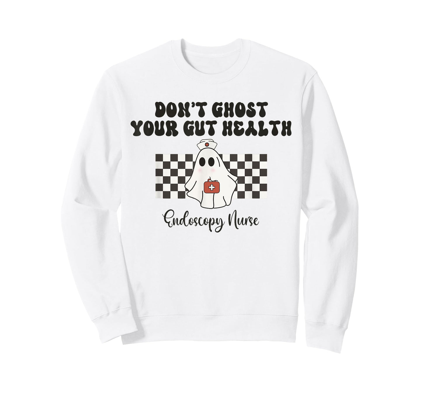 Endoscopy Nurse Halloween Ghosts Endoscopy Team GI Nurse T-Shirt