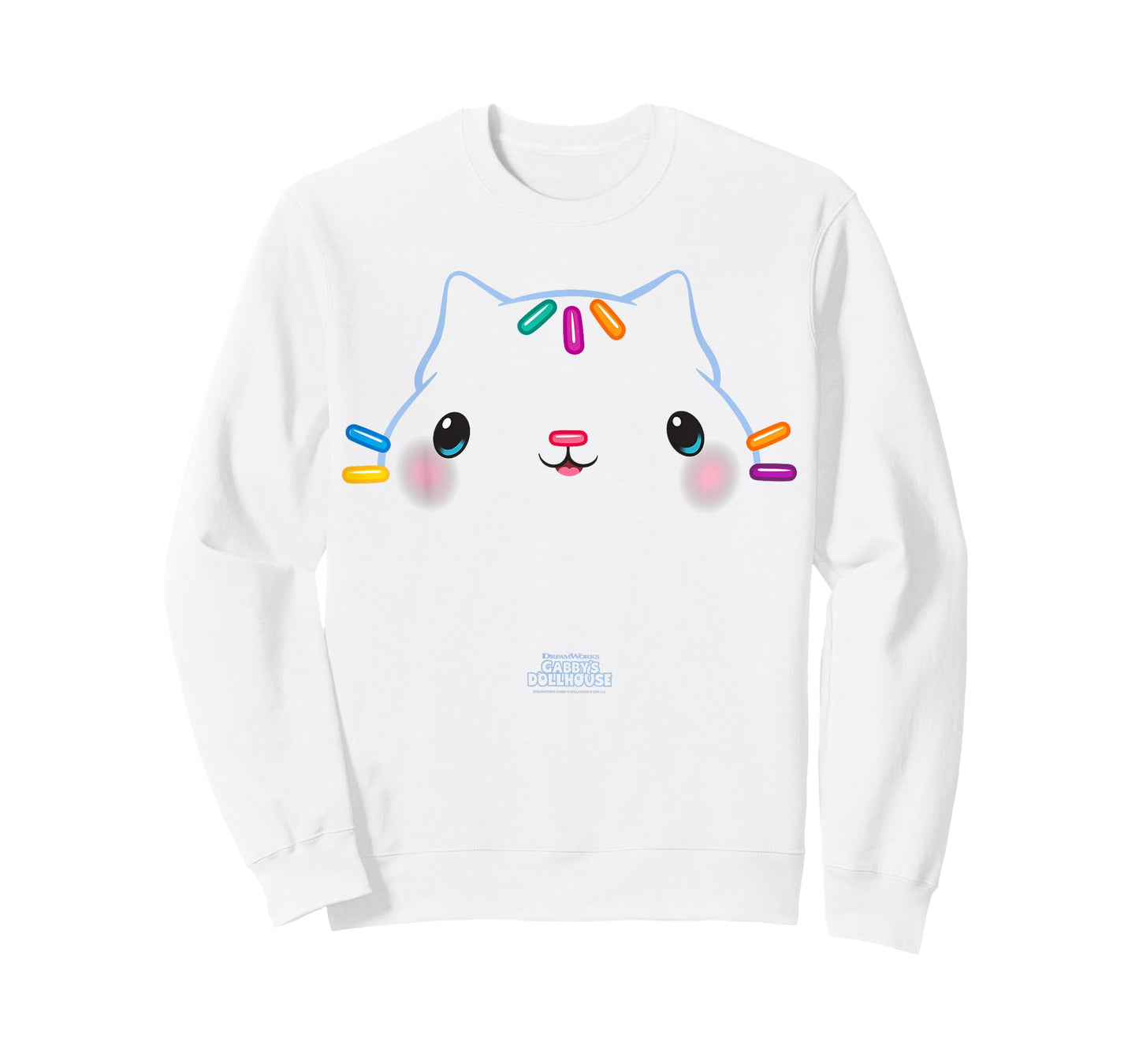 DreamWorks Gabby's Dollhouse Cakey Cat Big Face Halloween T-Shirt