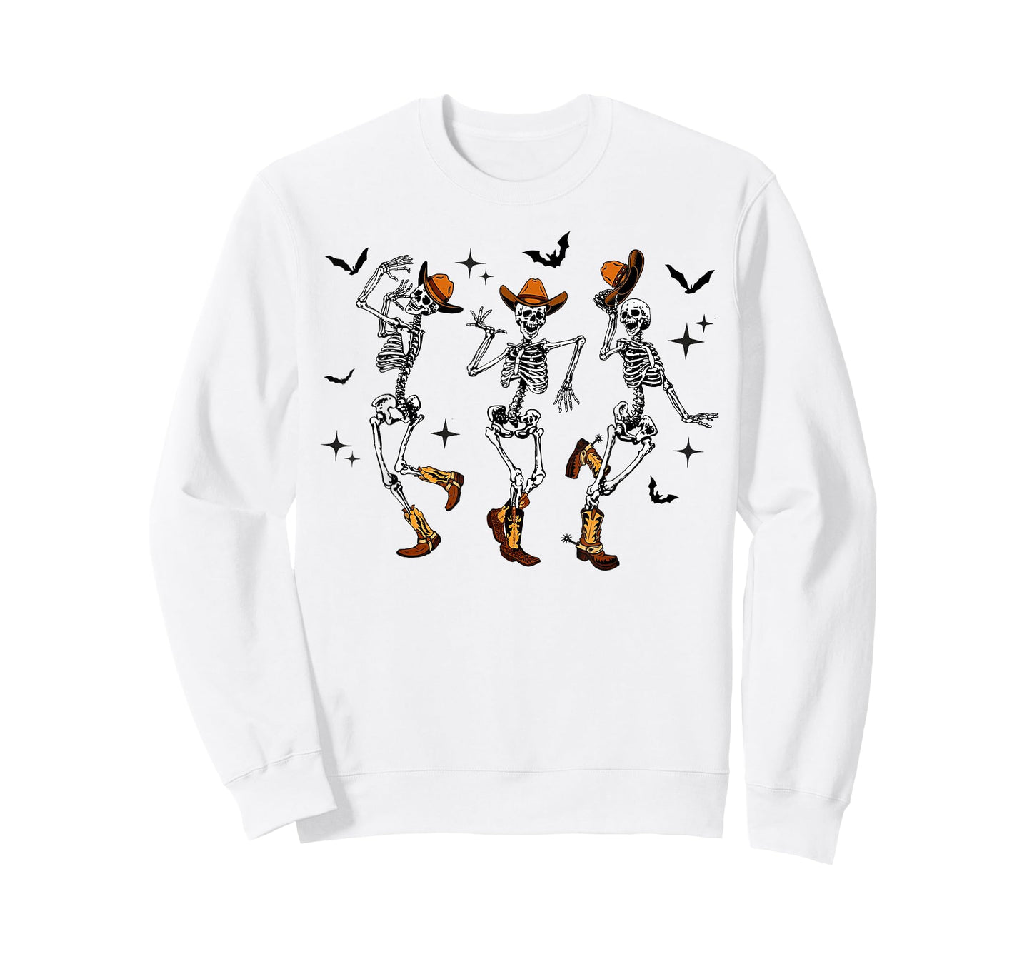 Skeleton Cowboy Dancing Halloween T-Shirt