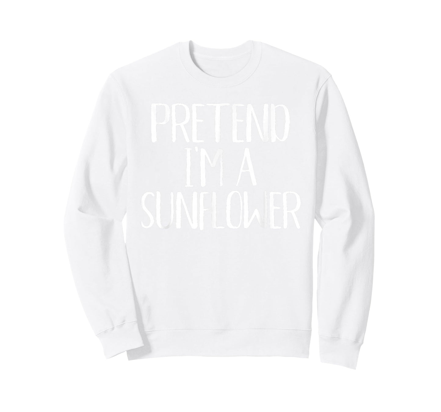 Pretend I'm A Sunflower Costume Family Funny Halloween Party T-Shirt