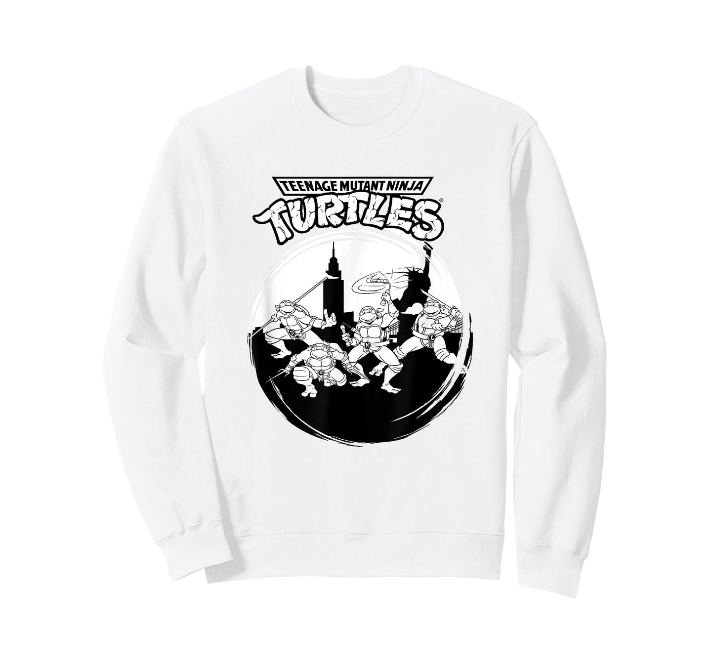 Mademark x Teenage Mutant Ninja Turtles - Original Teenage Mutant Ninja Turtles Black White New York T-Shirt