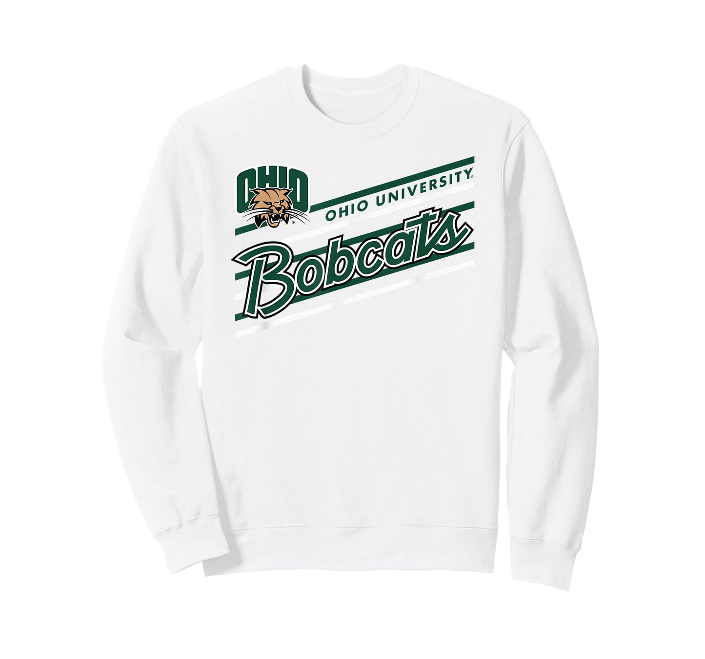 Ohio Bobcats Retro Performer Gray Officially Licensed T-Shirt