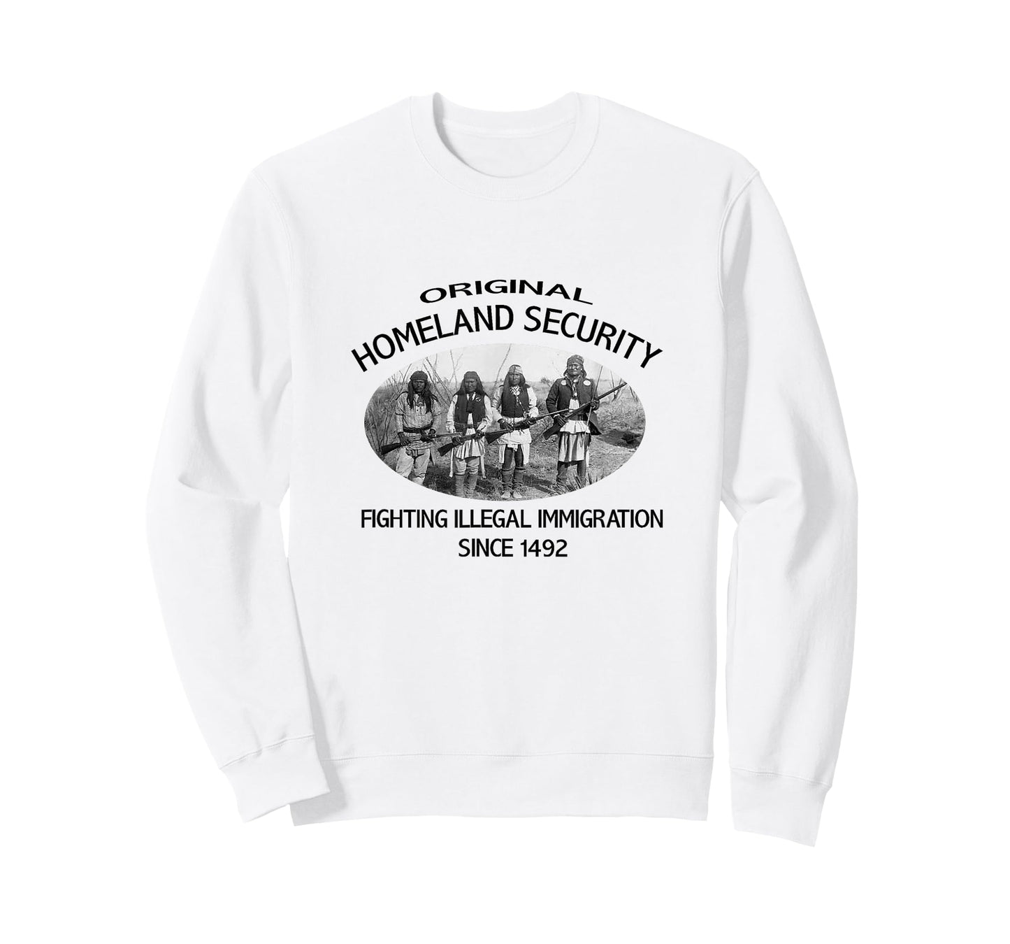 Original Homeland Security. Immigration 1492 Native American T-Shirt