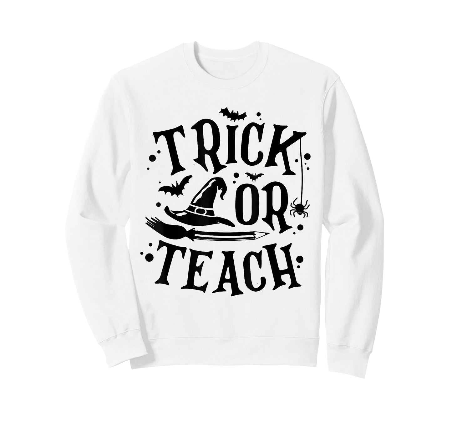 Trick Or Teach Shirt Funny Teacher Halloween Costume Gifts T-Shirt