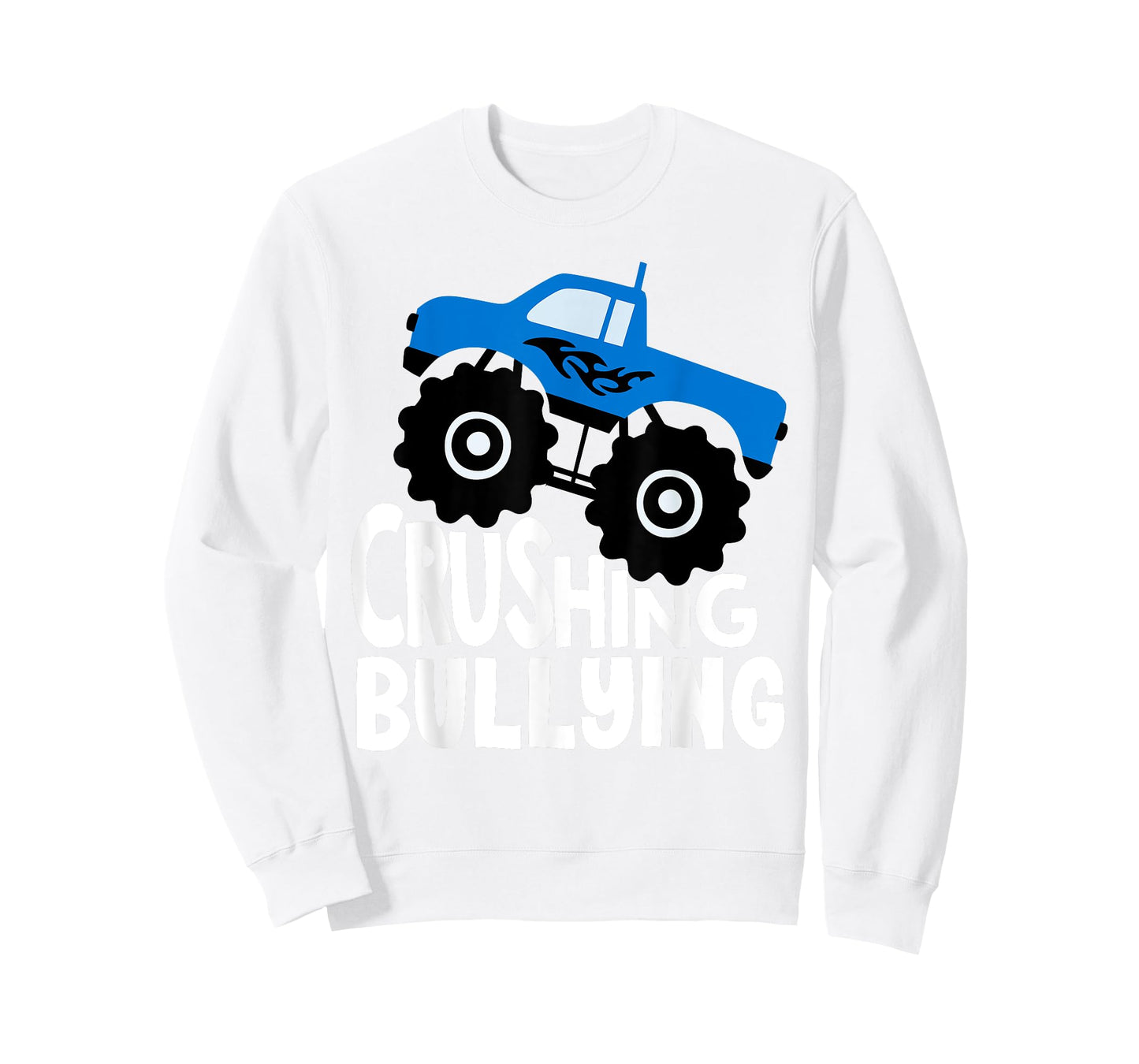 Crushing Bullying Monster Truck Kids Unity Day Orange 2023 T-Shirt