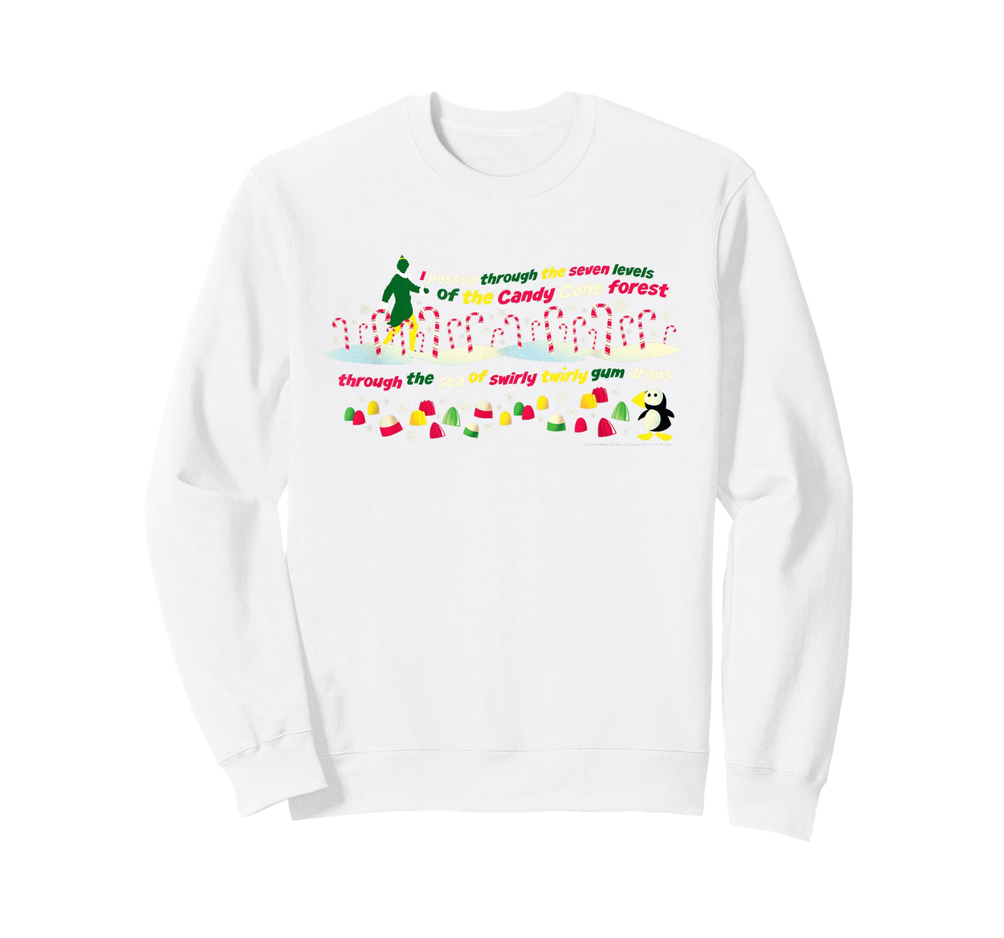 Elf Movie Candy Cane Forest T-Shirt