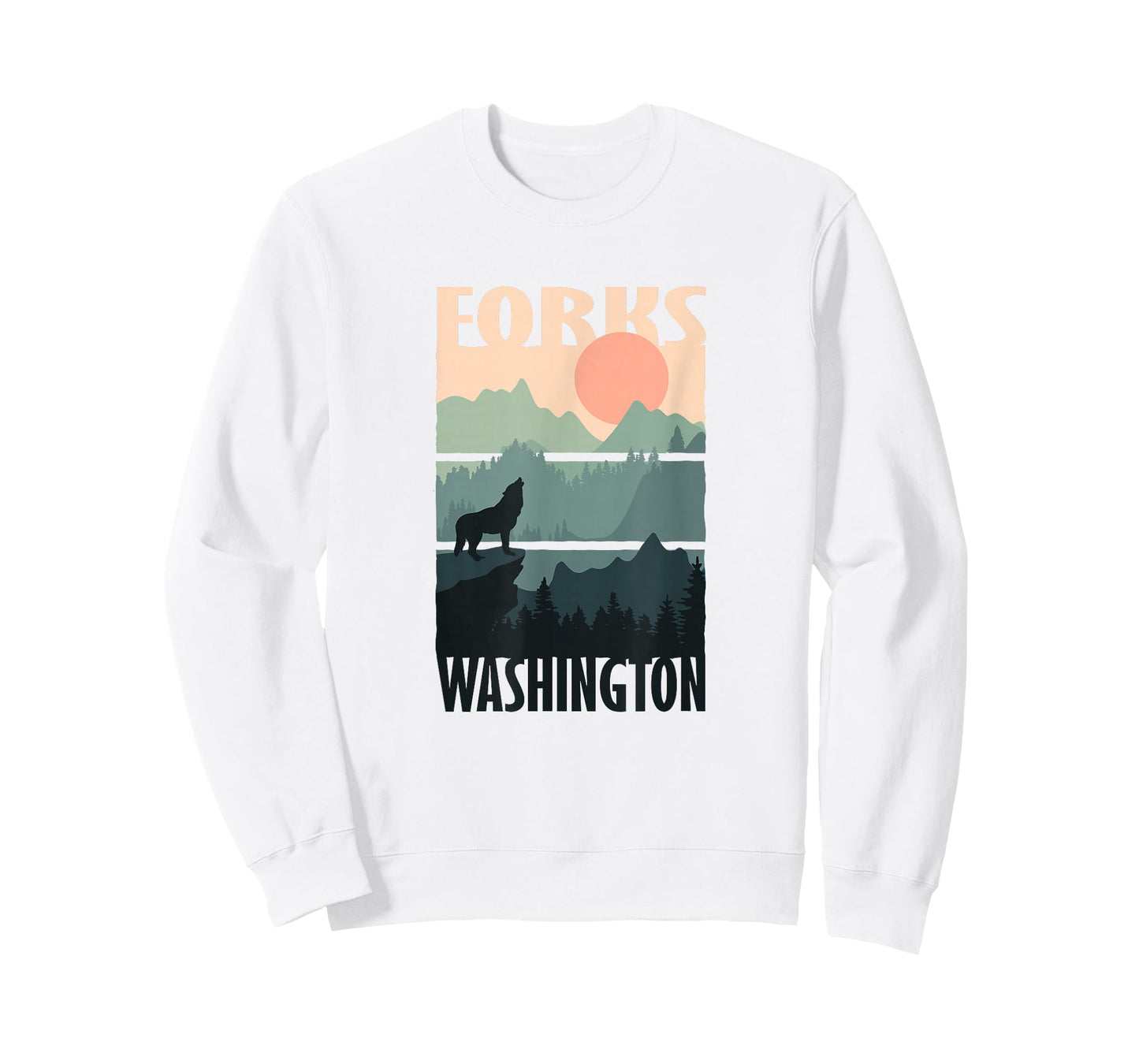 Forks Washington, Outdoors, WA Vacation Souvenir T-Shirt
