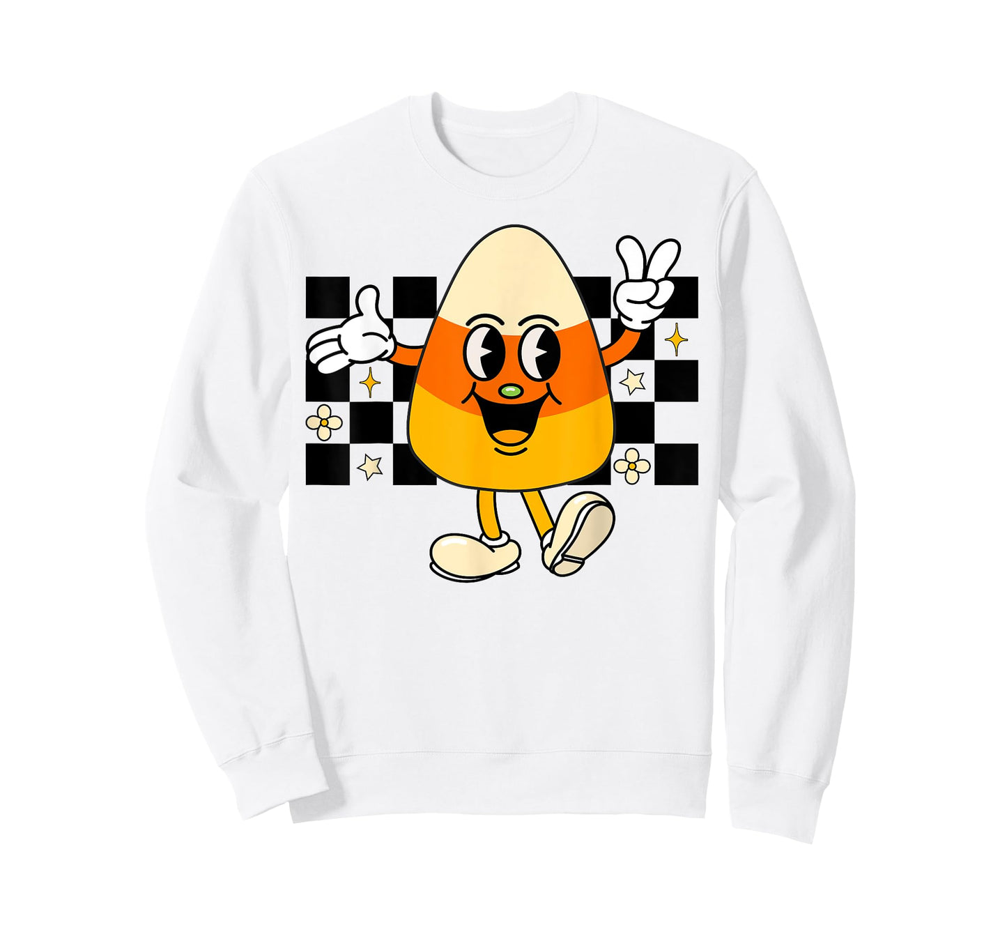 Cute Retro Halloween Candy Corn Pumpkin Costume Kids Toddler T-Shirt
