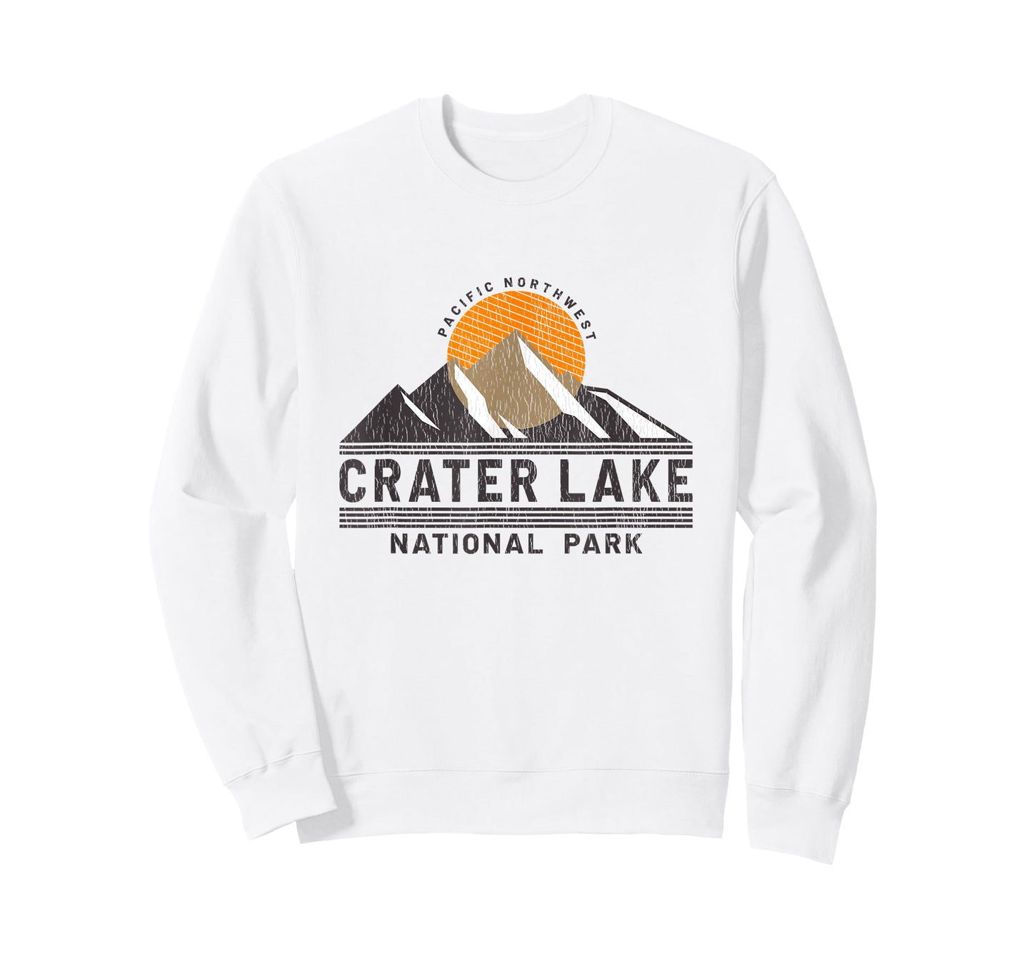 Retro Crater Lake National Park - Pacific Northwest Souvenir T-Shirt