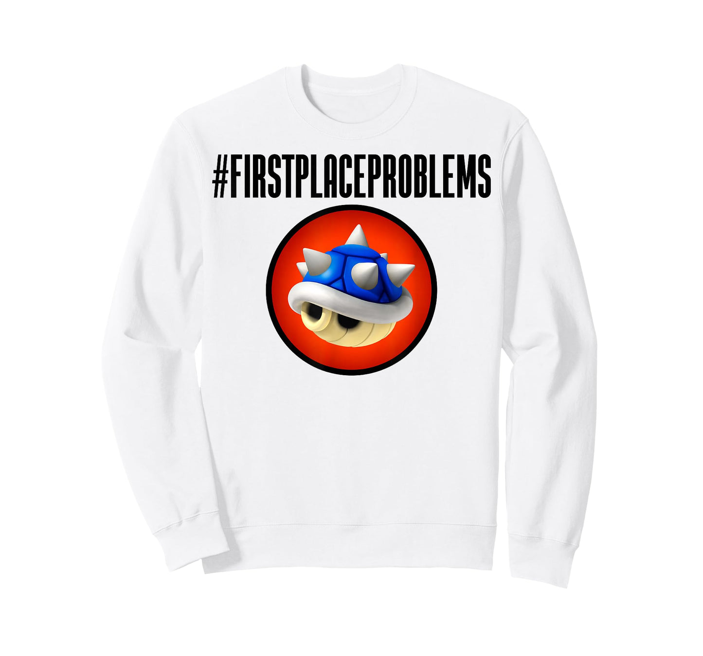 Nintendo Mario Kart First Place Problems Blue Shell Text T-Shirt