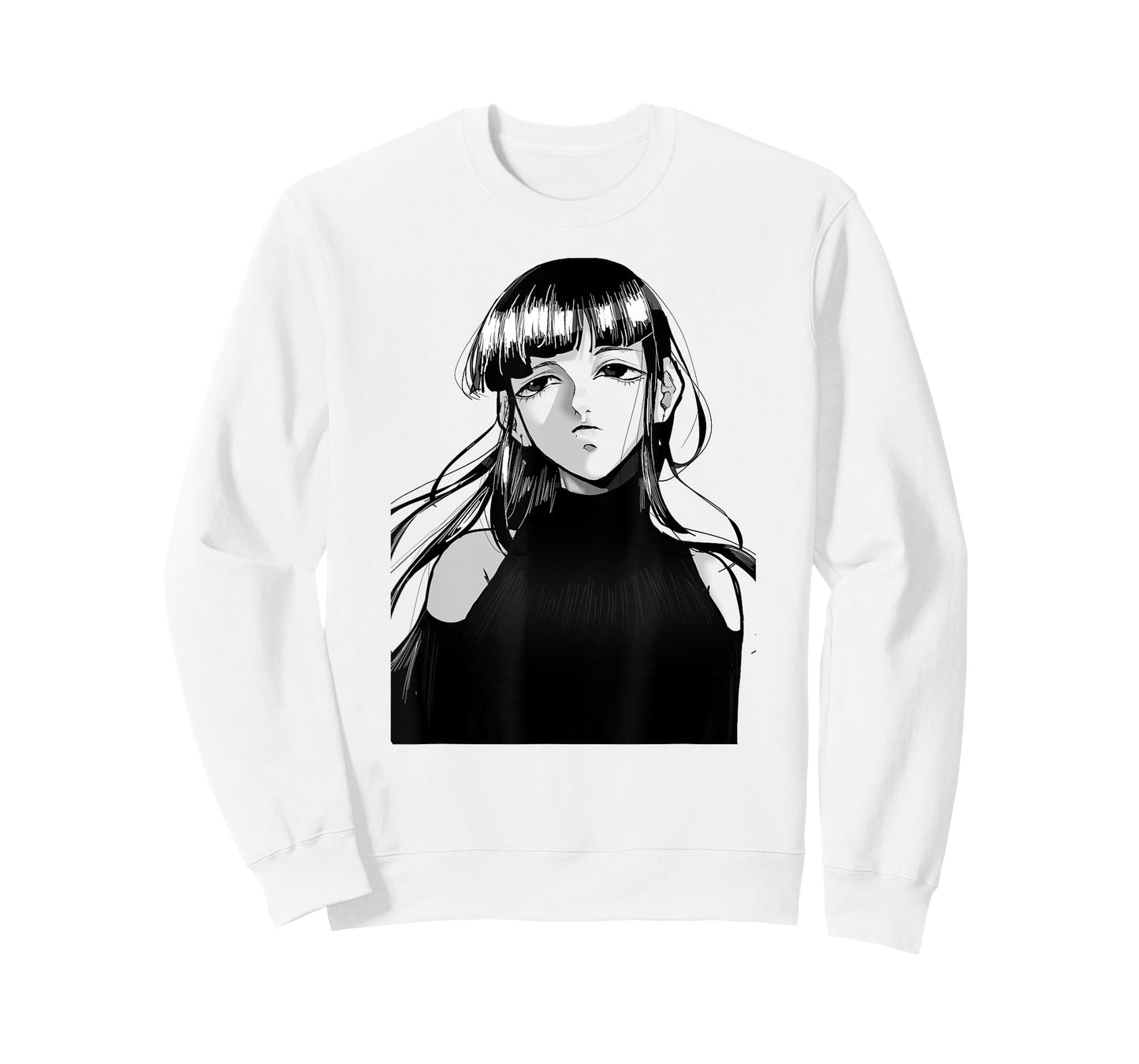 Anime Girl Illustration, Japanese Style T-Shirt