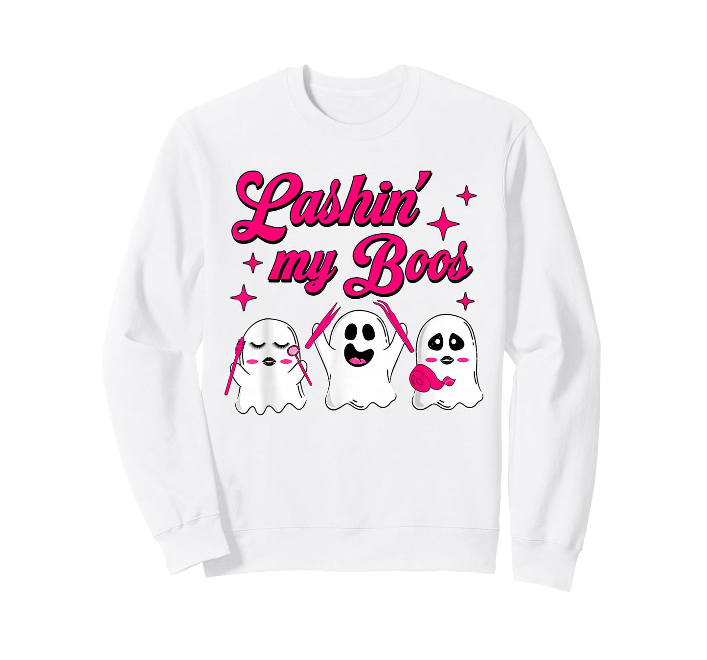 Lashin My Boos Halloween Spooky Lash Artist Lash Tech T-Shirt