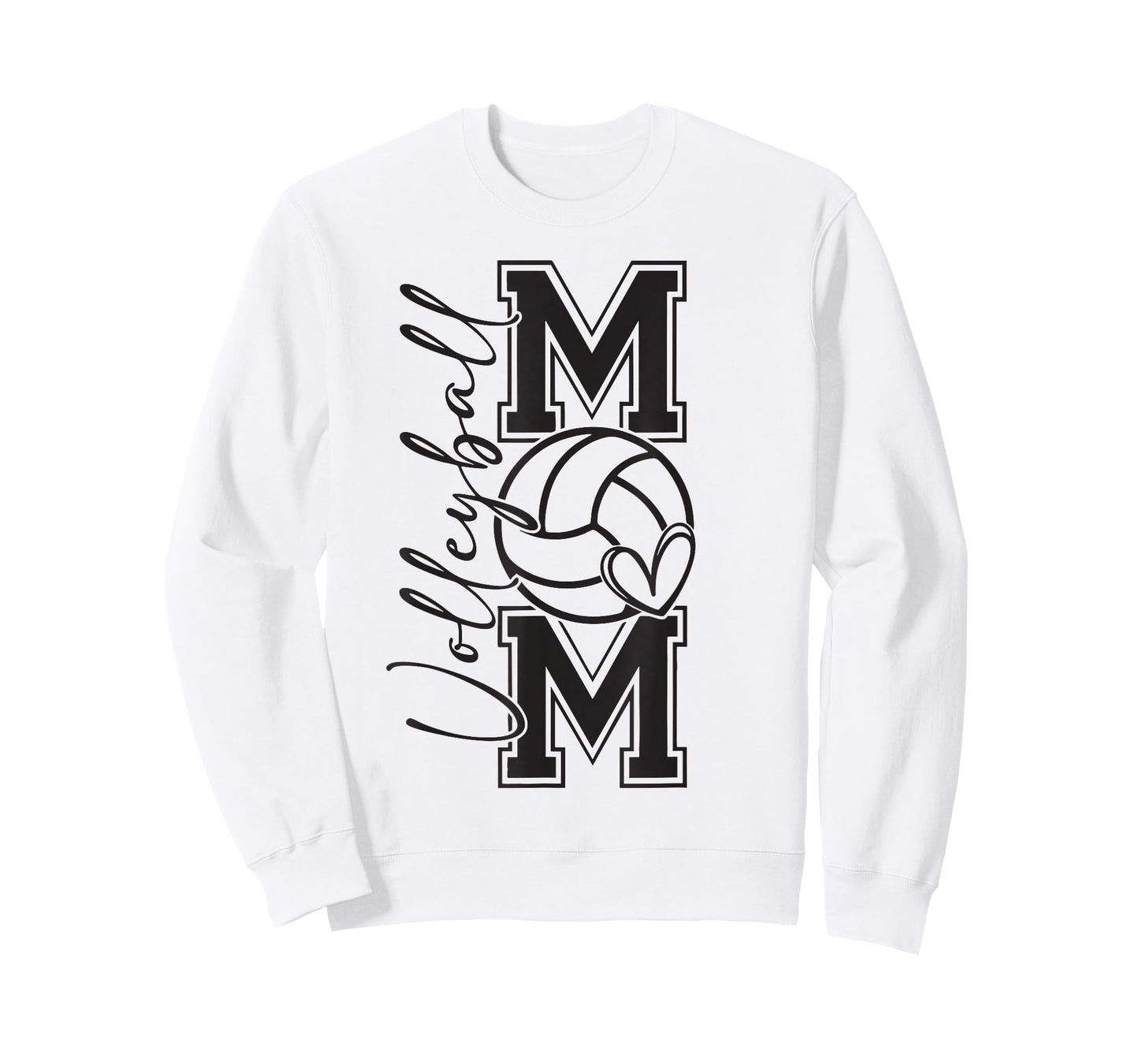 Volleyball Mama Mom Coquette Volleyball Bow Game Day Mother T-Shirt