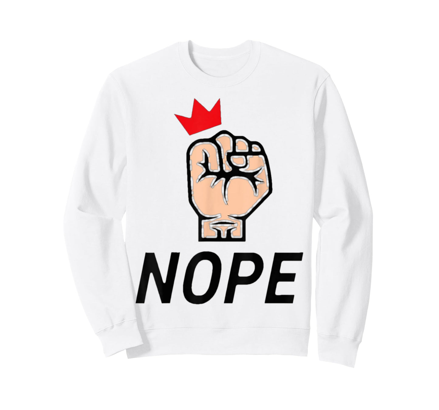 Nope, Fist & Crown, No Kings T-Shirt