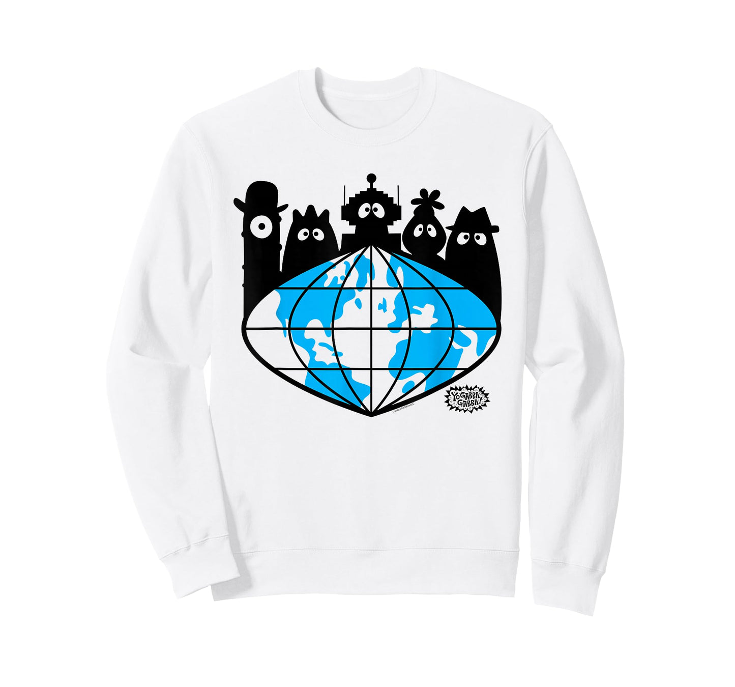 Yo Gabba Gabba! Global Logo with Silhouettes TV Show T-Shirt