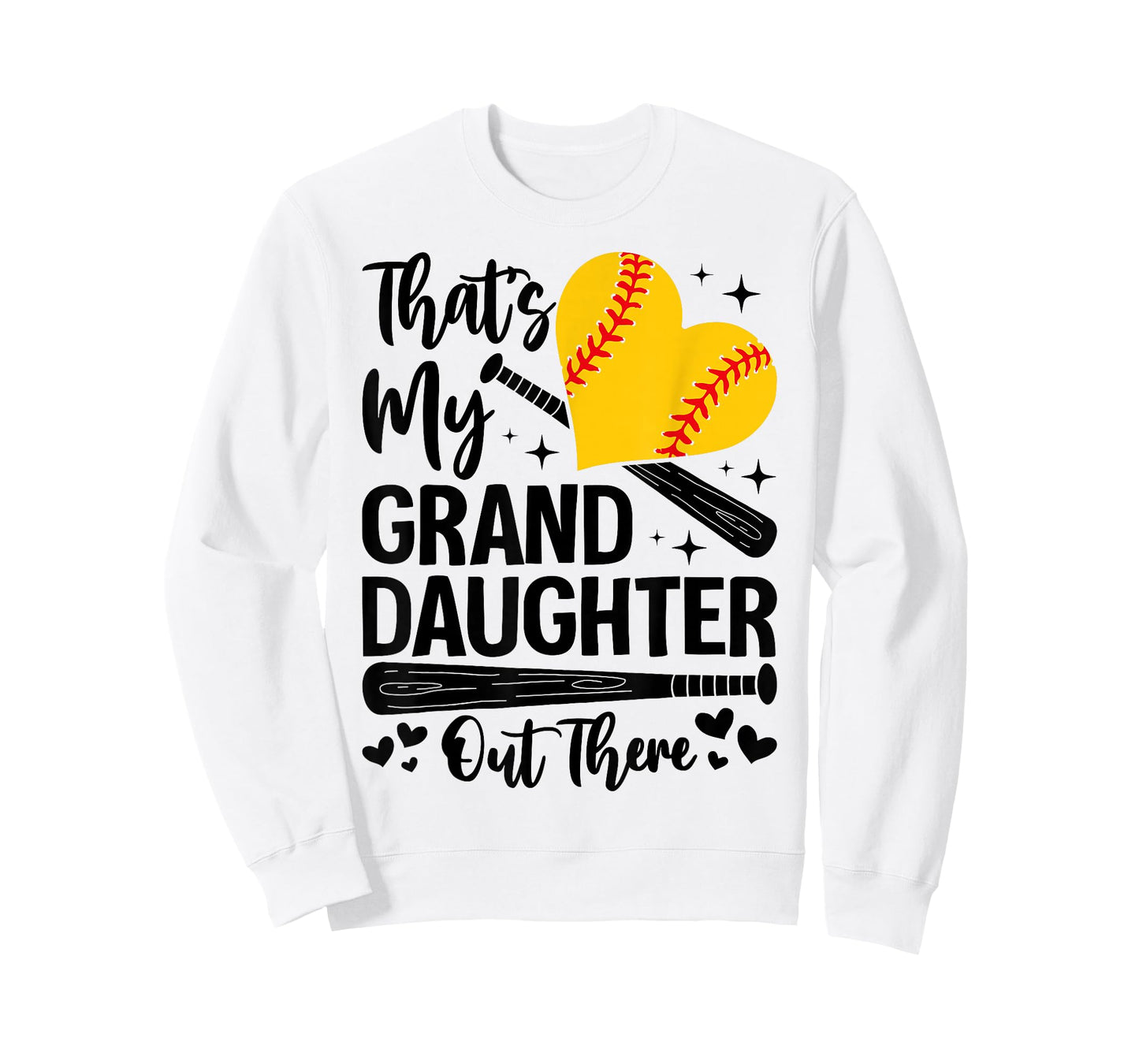 That's My Granddaughter Out There Softball Grandma Grandpa T-Shirt