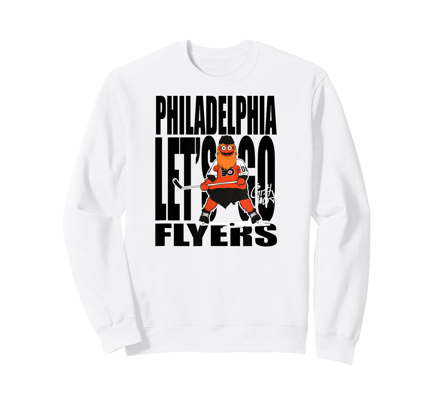 Philadelphia Flyers Gritty Mascot Let's Go NHL Licensed T-Shirt