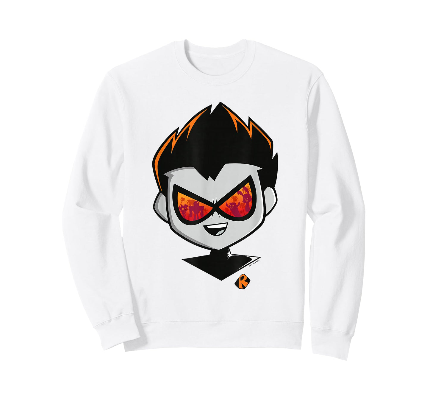 Teen Titans Go! To The Movies Retro Robin Hollywood Big Face T-Shirt
