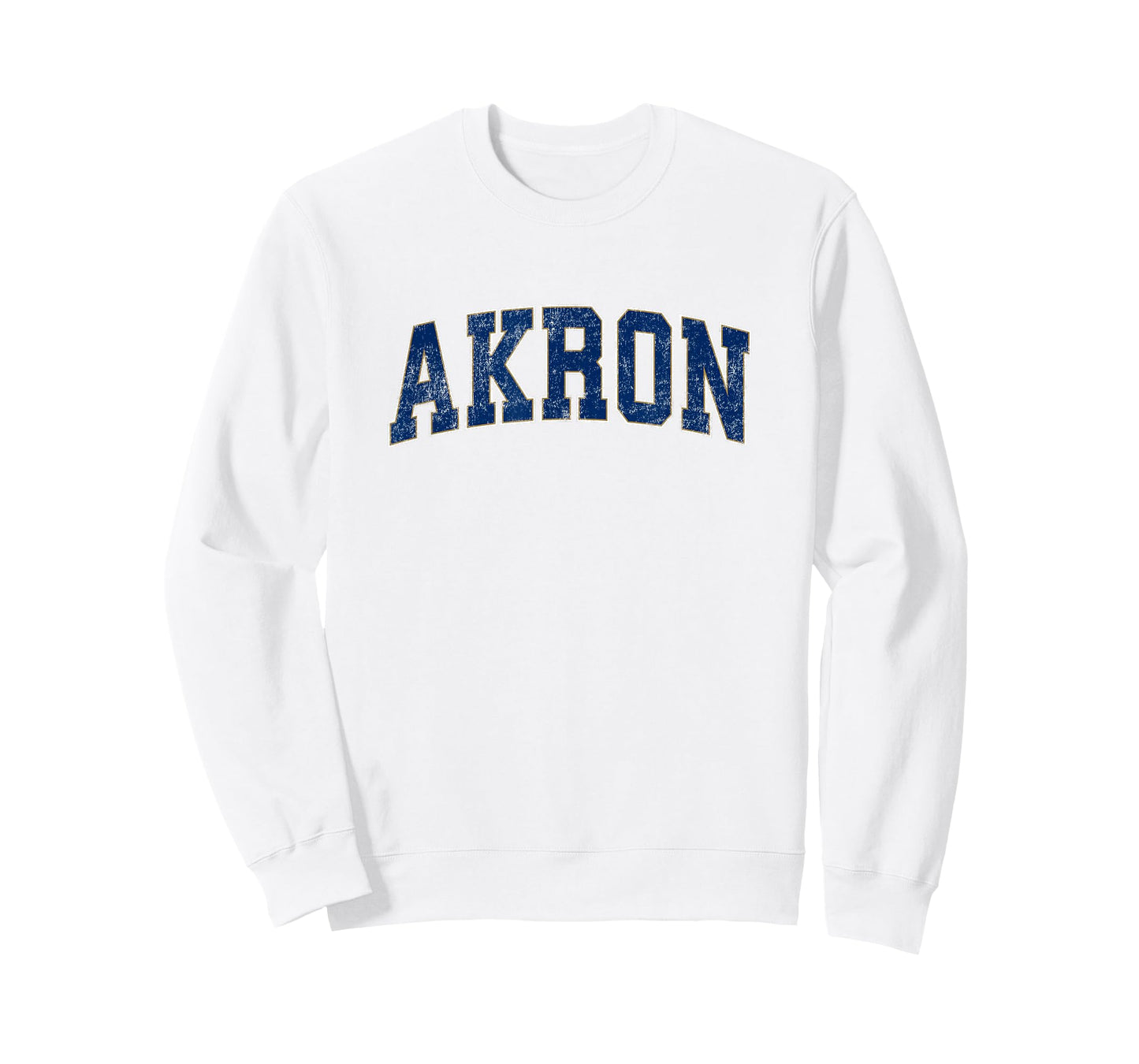 Akron Ohio OH Vintage Athletic Sports Design T-Shirt