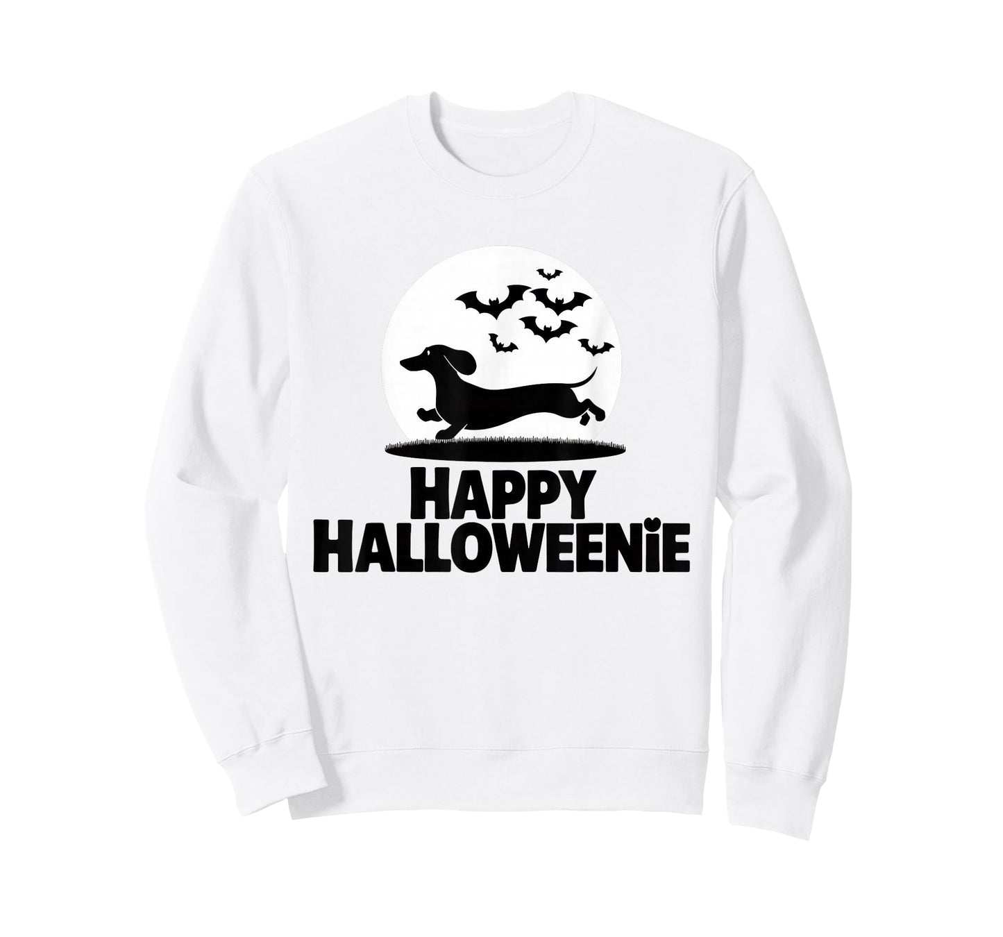 Happy Halloweenie Tshirt Women Men Wiener Monster Party T-Shirt