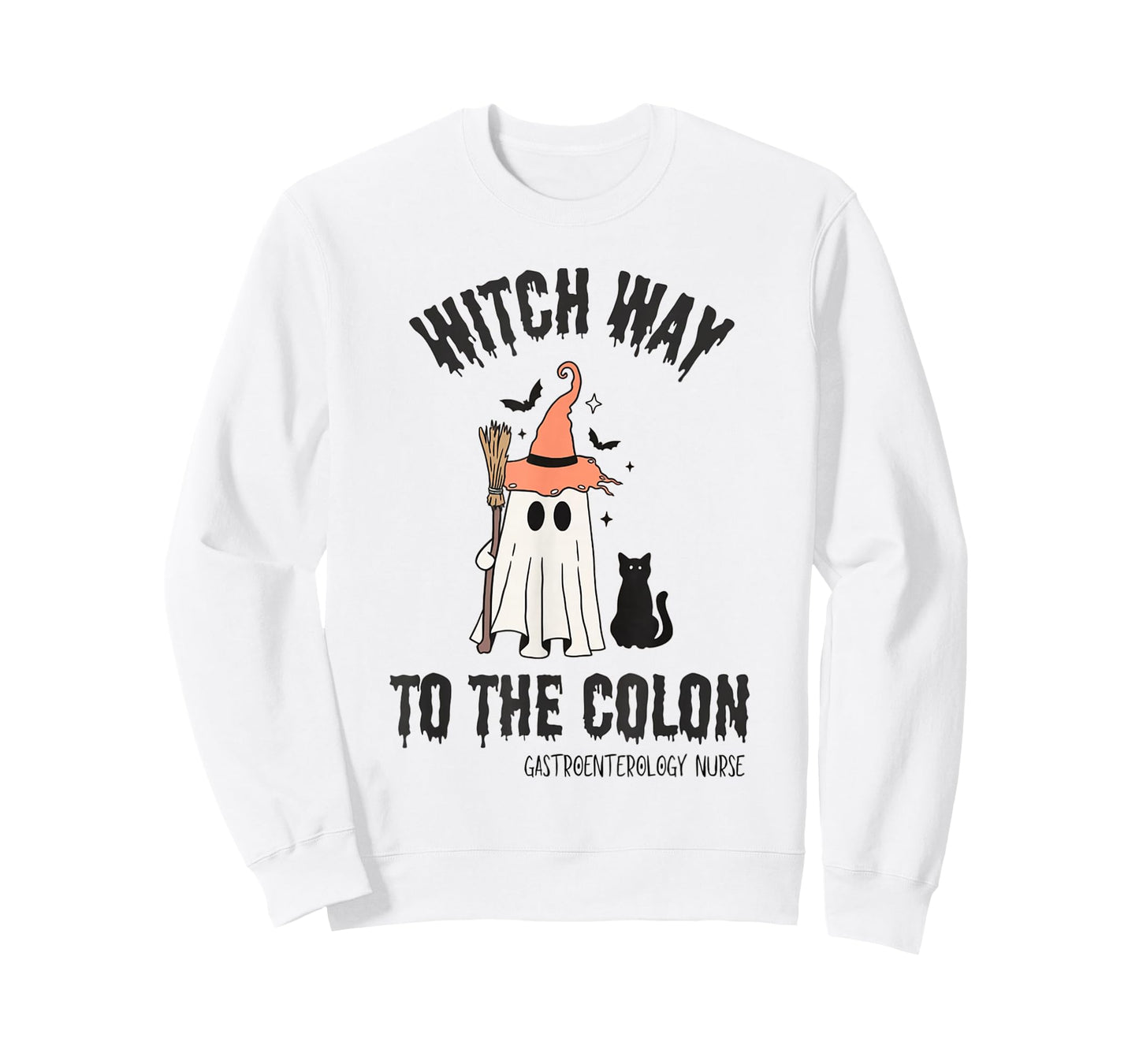 Endo Nurse Halloween Gastrointestinal Nurse Ghost Endoscopy T-Shirt
