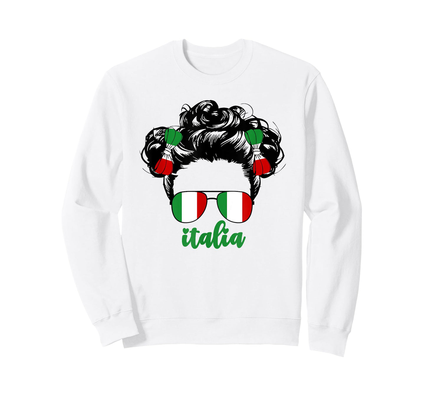 Cute Italian Girl For Kids Pride Italia Italy Flag Girls T-Shirt