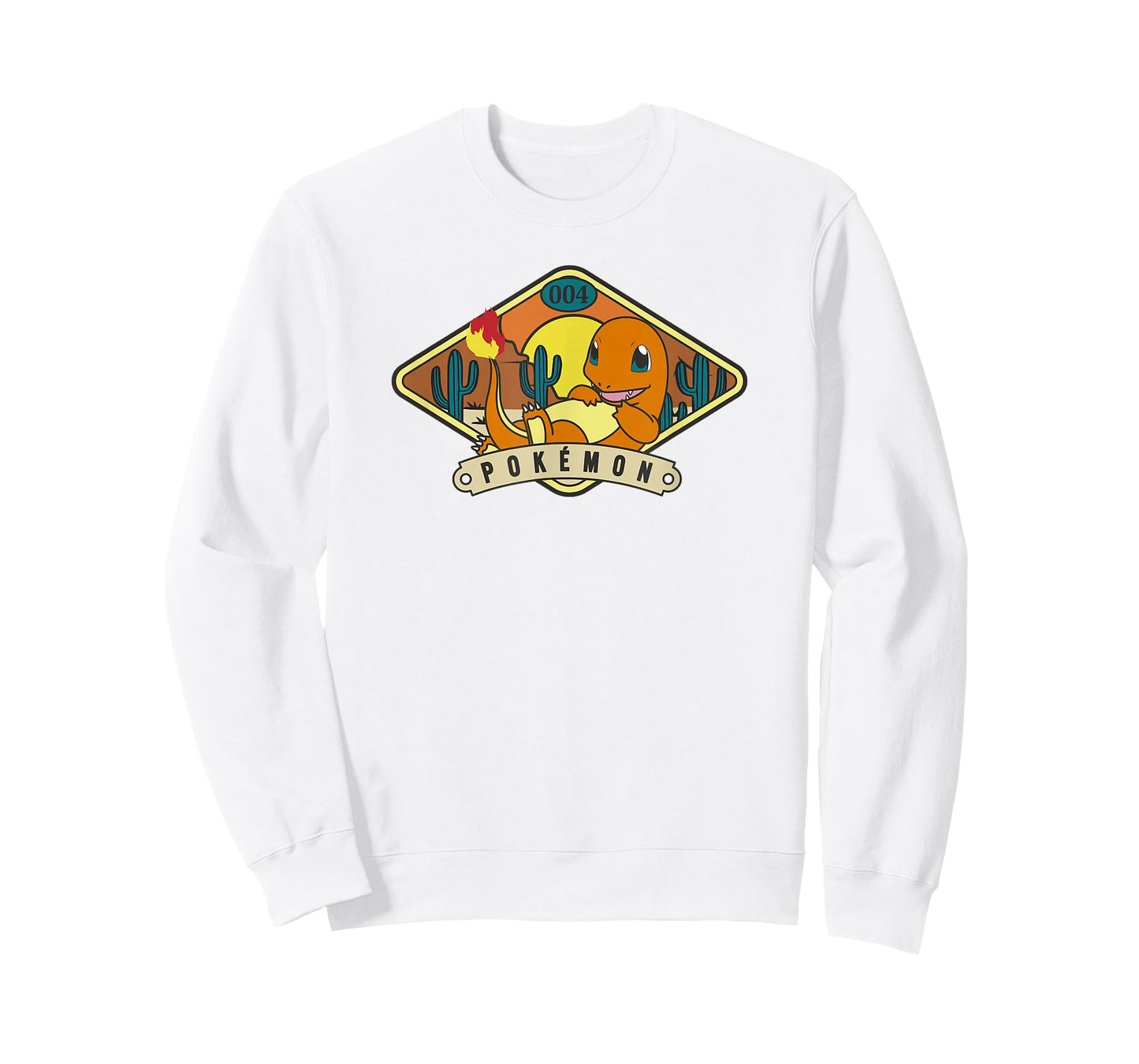 Pokémon 004 Charmander Outdoor Adventure Desert Park Badge T-Shirt