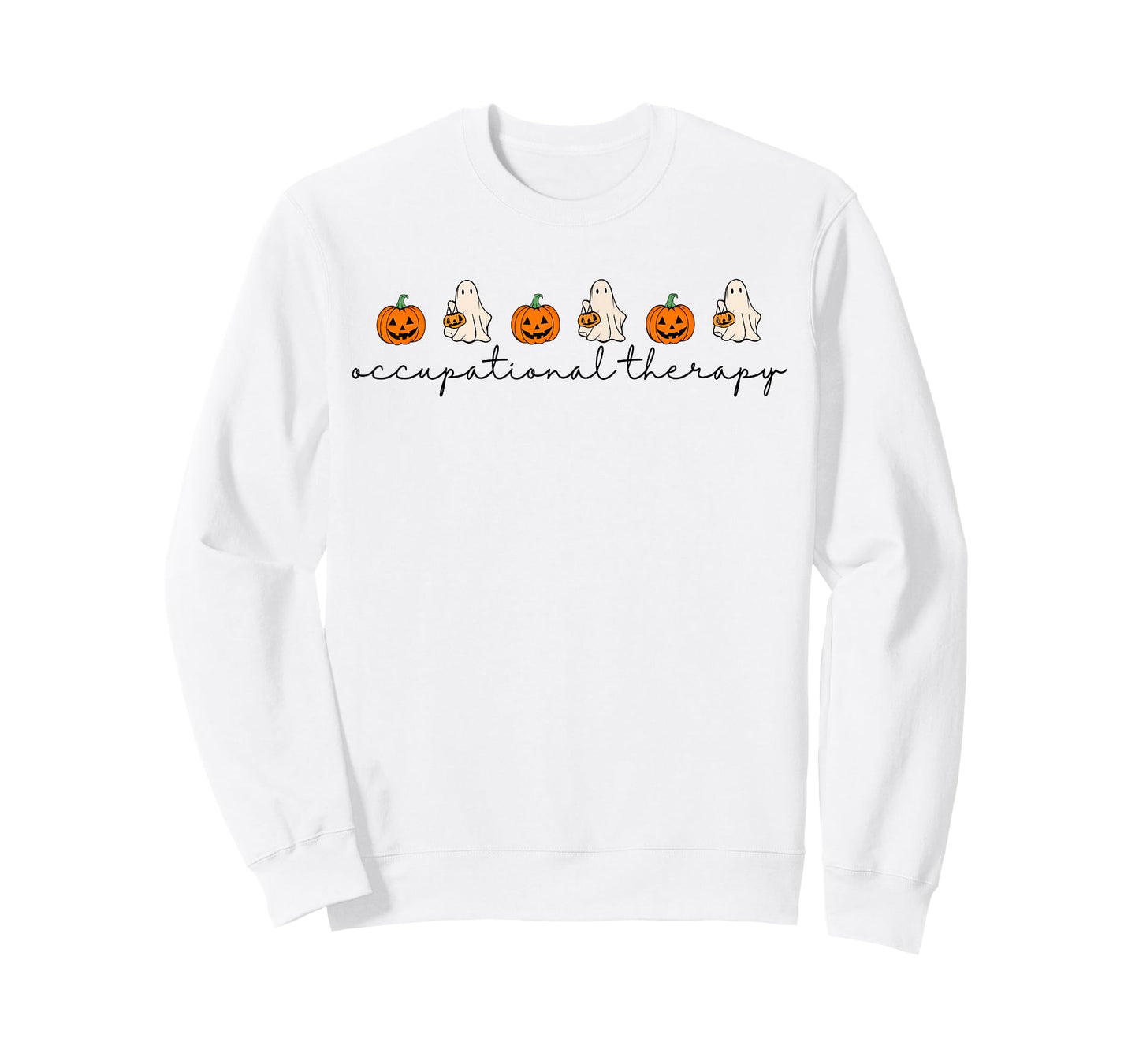 Halloween Occupational Therapy Cute Ghost Pumpkin OT Gift T-Shirt