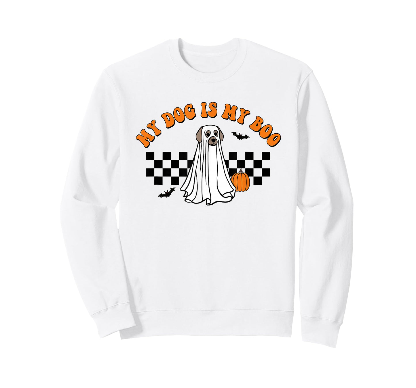My Dog Is Boo Funny Dog Owner Boo Ghost Lover Halloween T-Shirt