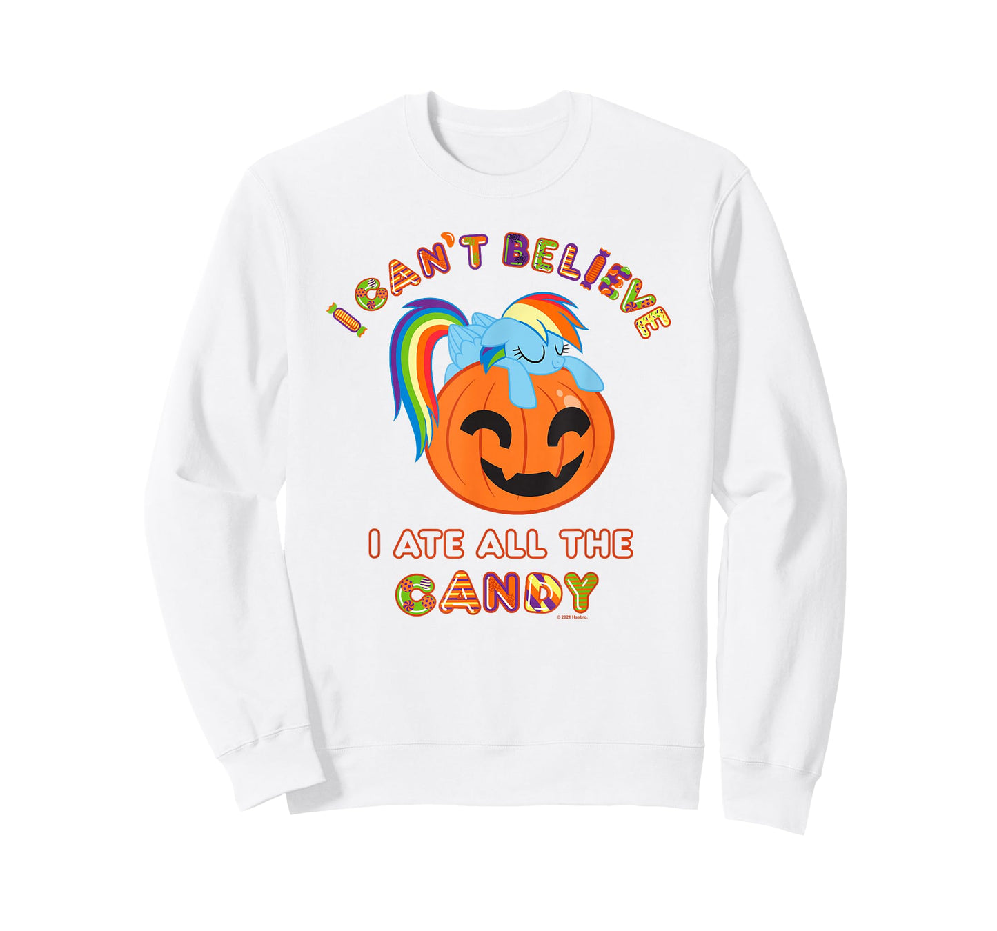 My Little Pony Halloween Rainbow Dash Ate All The Candy T-Shirt
