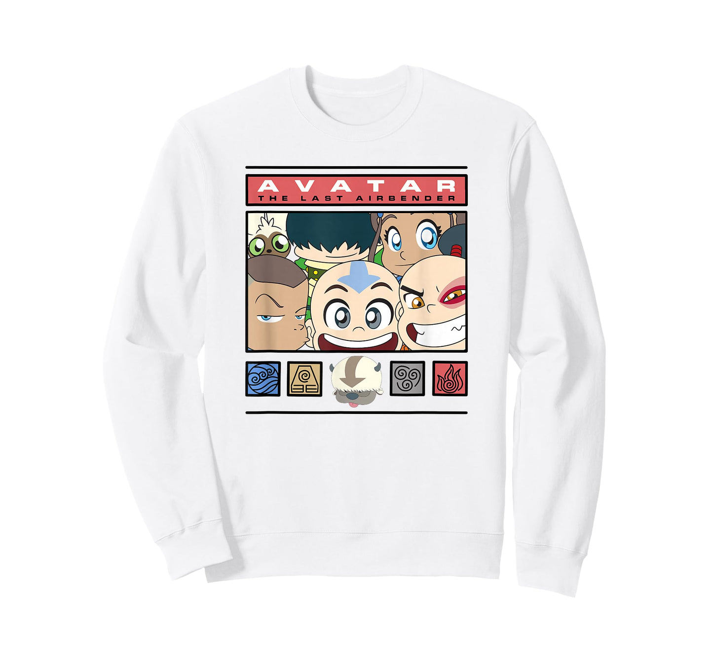 Avatar: The Last Airbender Group Chibi Photo Frame T-Shirt