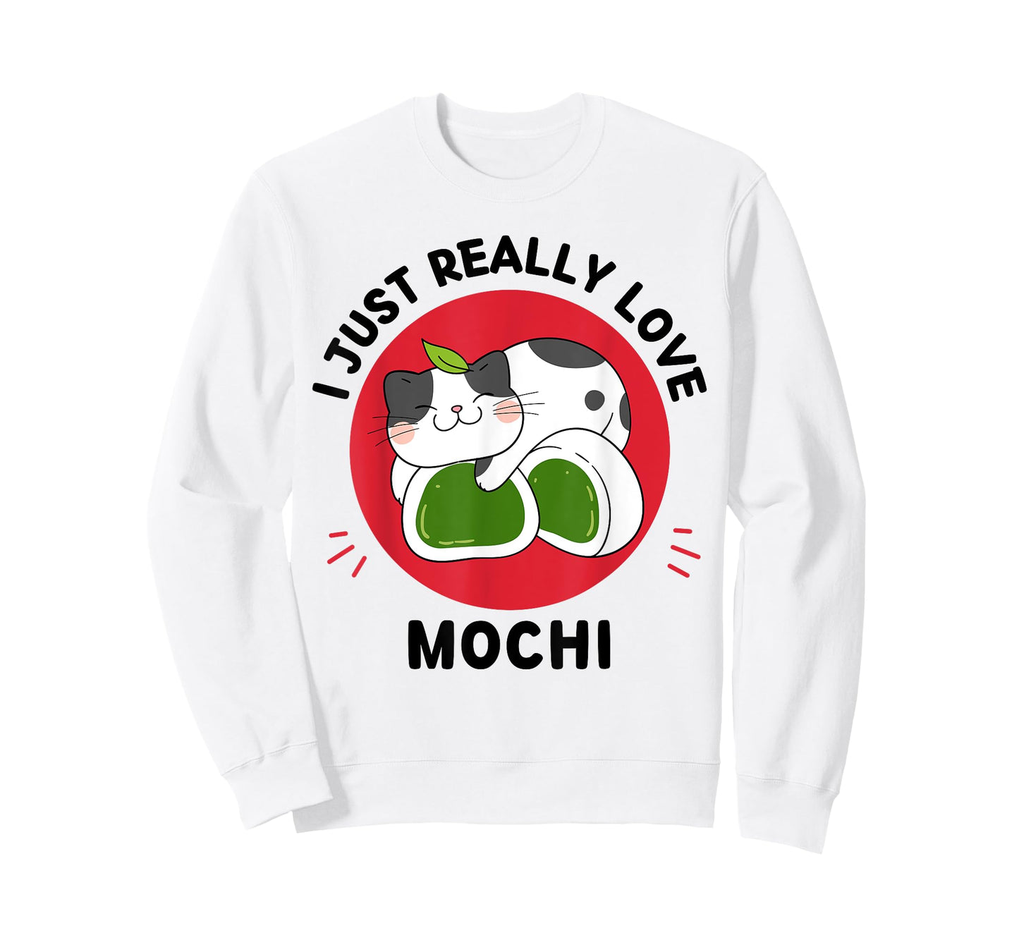 Kawaii Cat I Just Really Love Cute Cat Mochi Lover T-Shirt