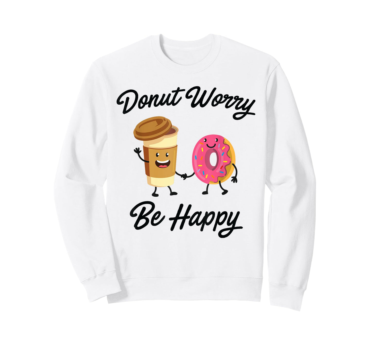 Donut Worry Be Happy T-shirt (Donut Shirt) T-Shirt