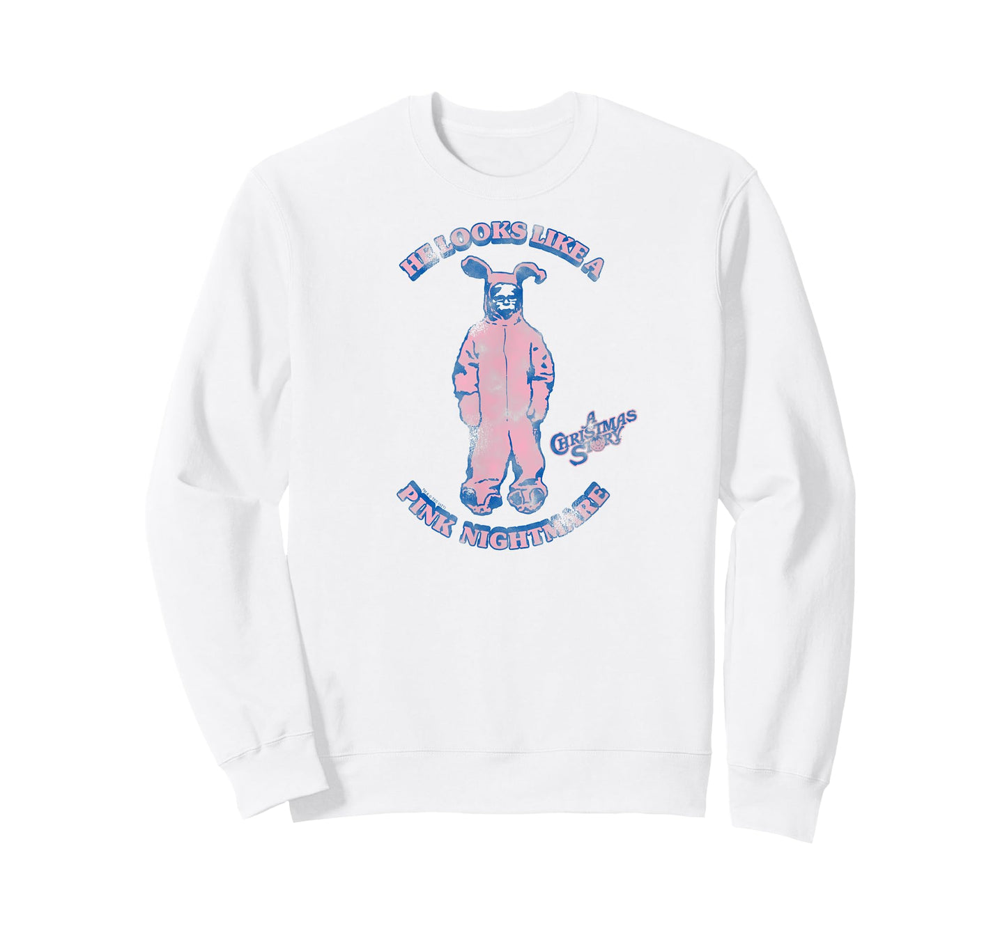 A Christmas Story Ralphie Looks Like A Pink Nightmare Funny T-Shirt