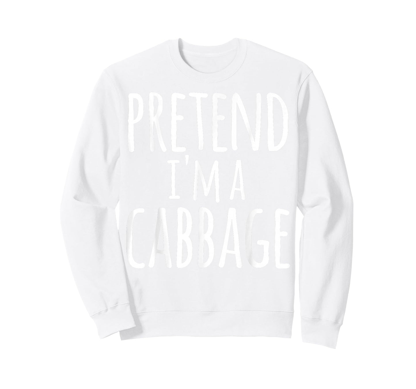 Funny Easy Lazy Halloween PRETEND I'M A CABBAGE Costume T-Shirt
