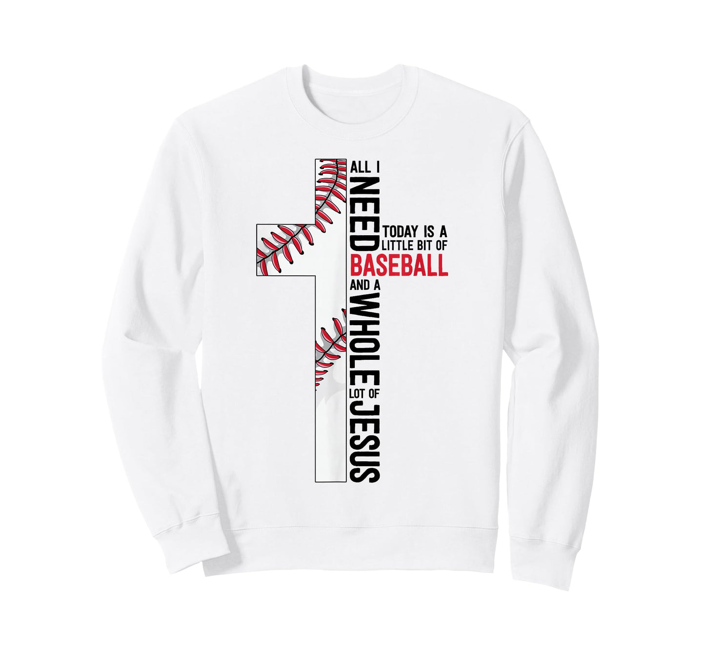 I Need Baseball And Jesus Sports Mom Gift Christian Cross T-Shirt