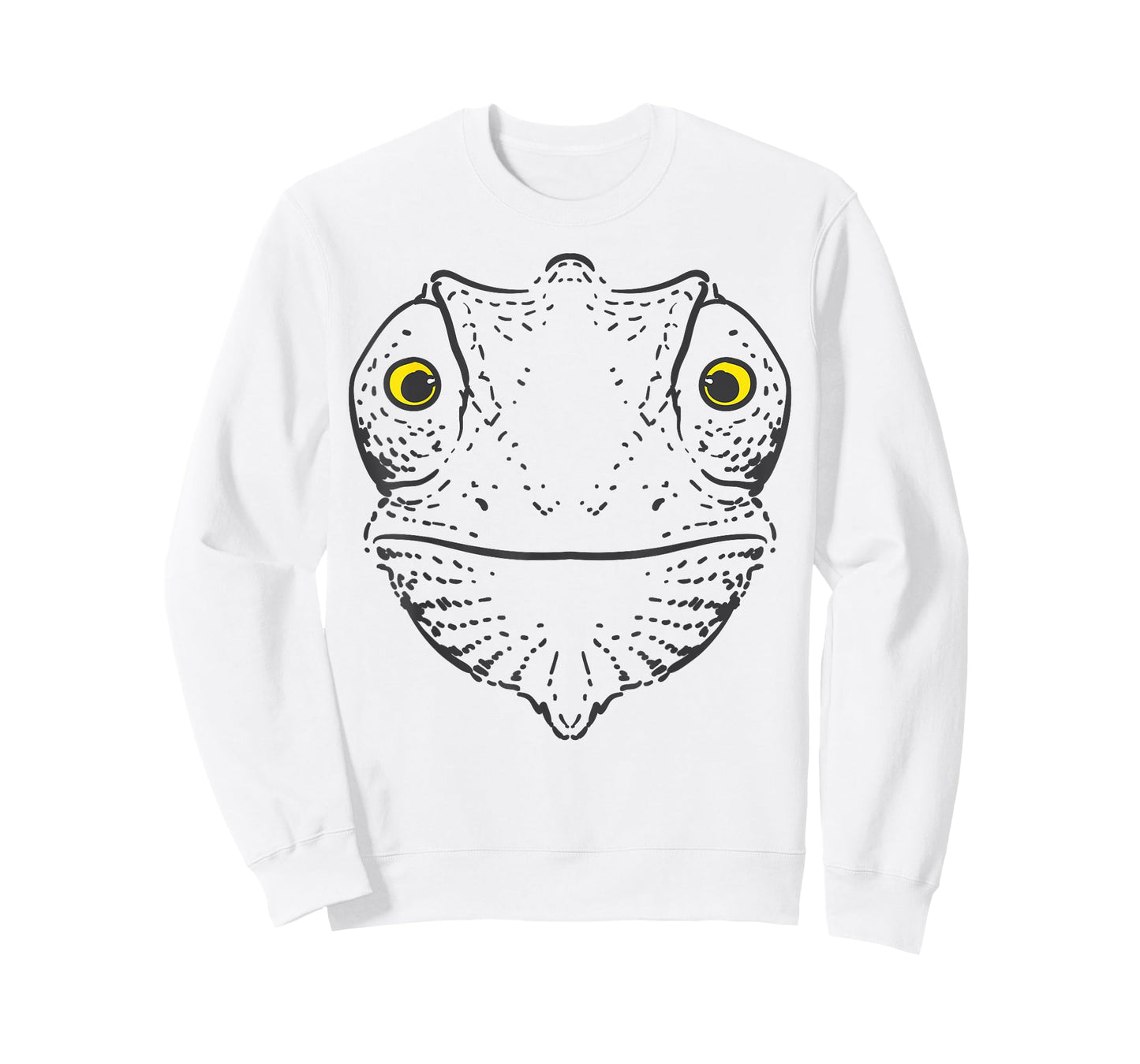 Chameleon Face Funny Lazy DIY Costume Easy Halloween T-Shirt