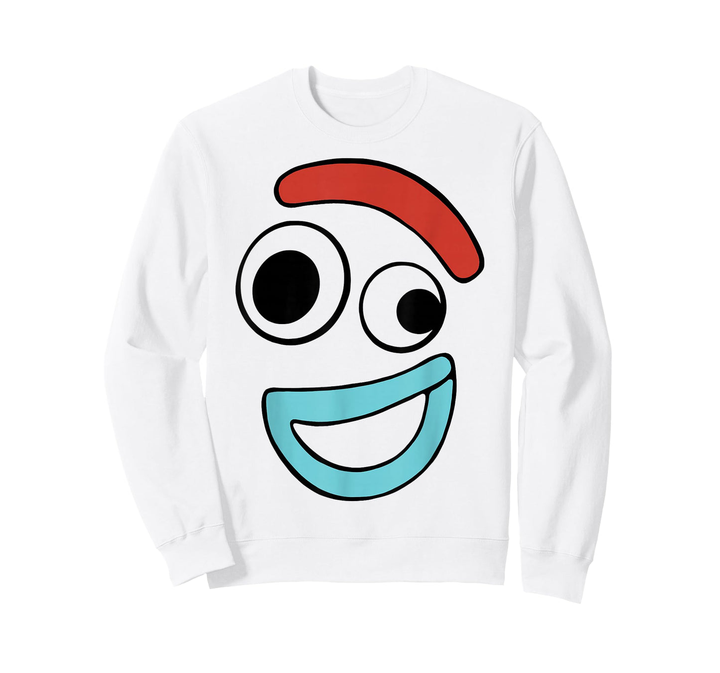 Disney Pixar Toy Story 4 Forky Large Happy Face T-Shirt