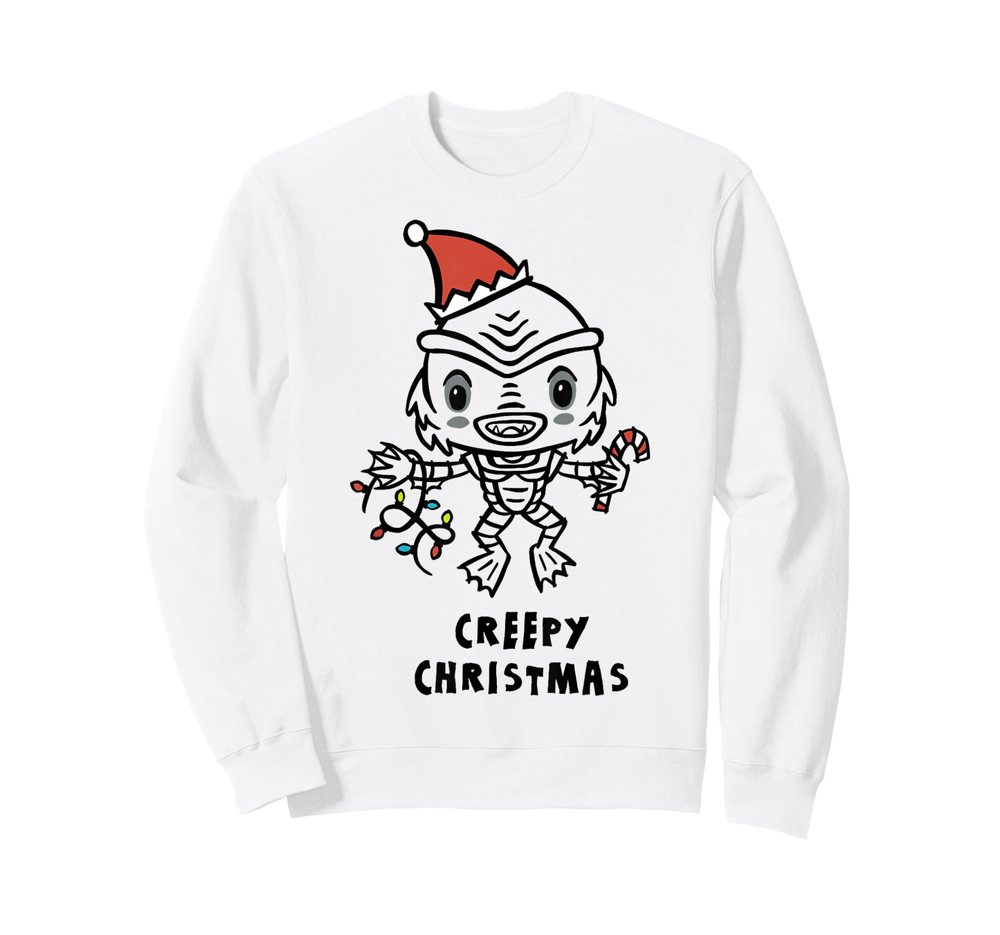Universal Monsters Christmas Creature From The Black Lagoon T-Shirt