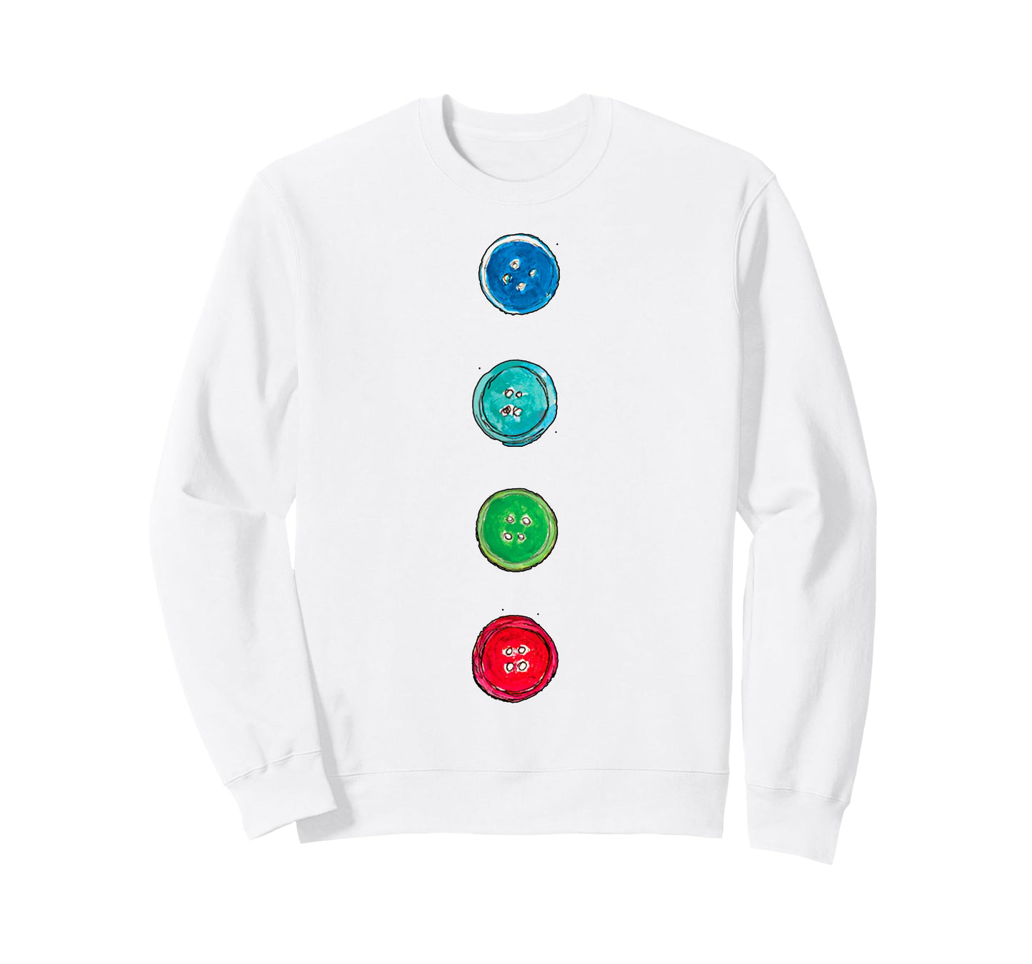 Four Groovy Buttons Blue Cat Funny Halloween Costume Kids T-Shirt