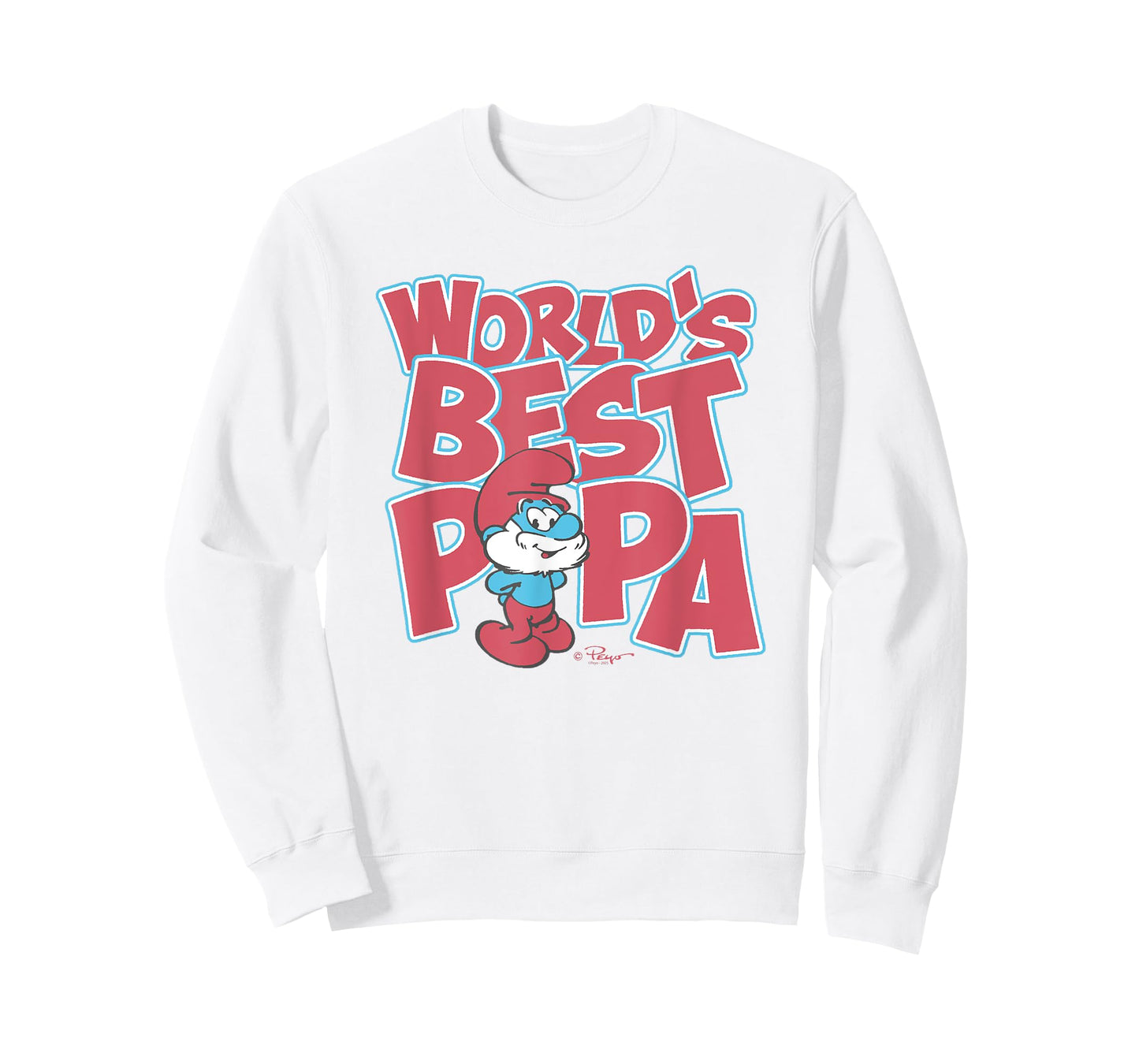 The Smurfs Proud Papa Father's Day Cartoon T-Shirt