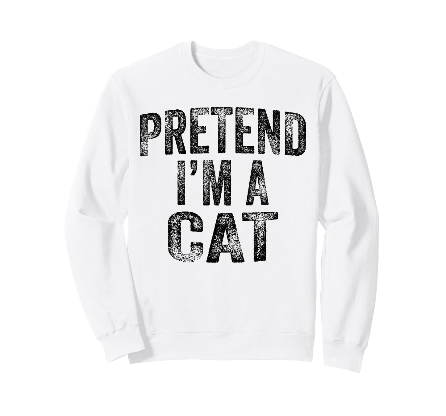 Pretend I'm A Cat Family Lazy Halloween Party Cat Costume T-Shirt
