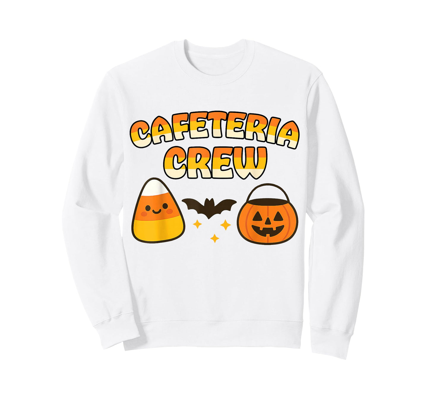 Lunch Lady Halloween Cafeteria Crew Fall Candy Corn Cute T-Shirt