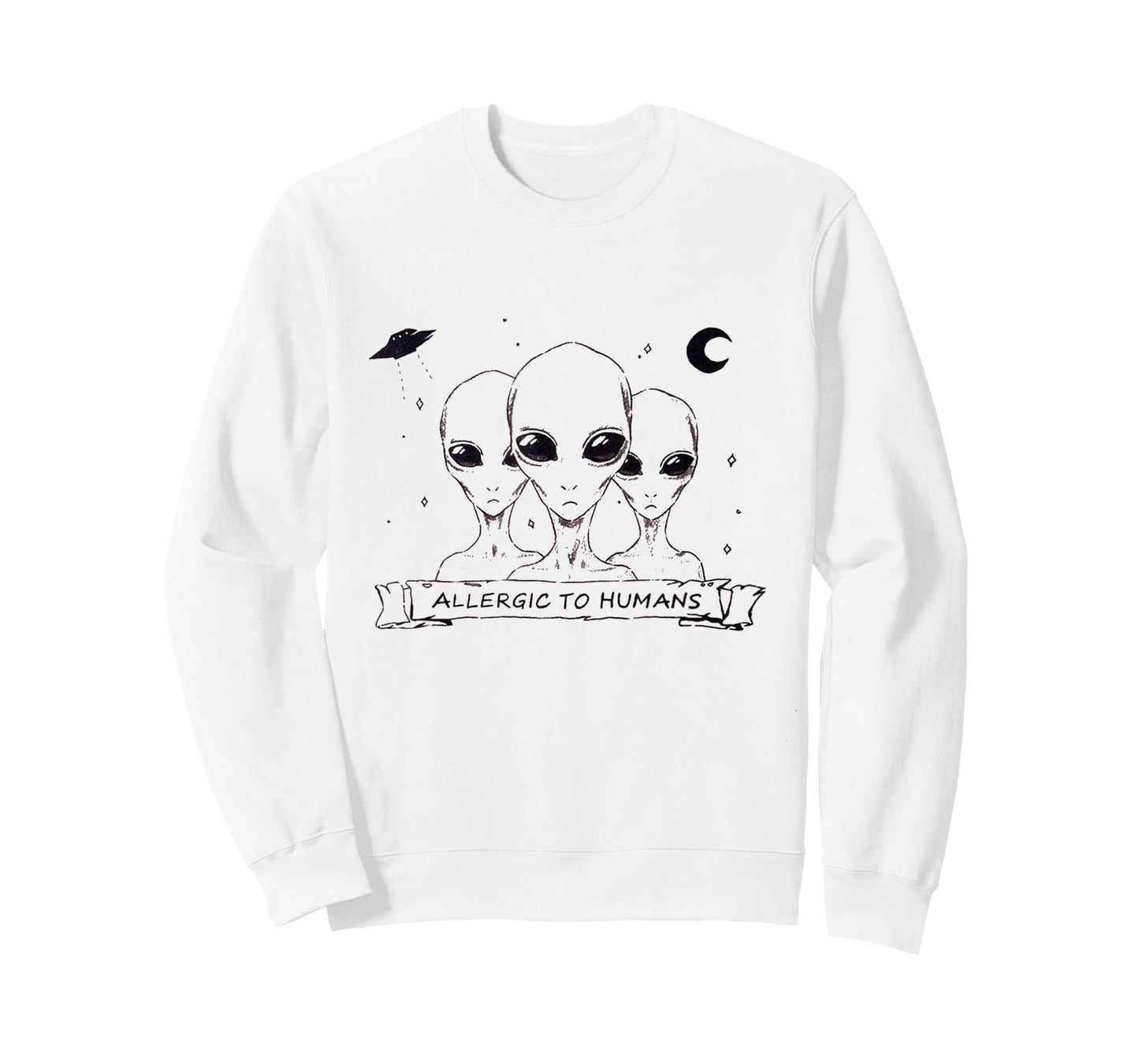 Allergic to Humans Aliens T-Shirt