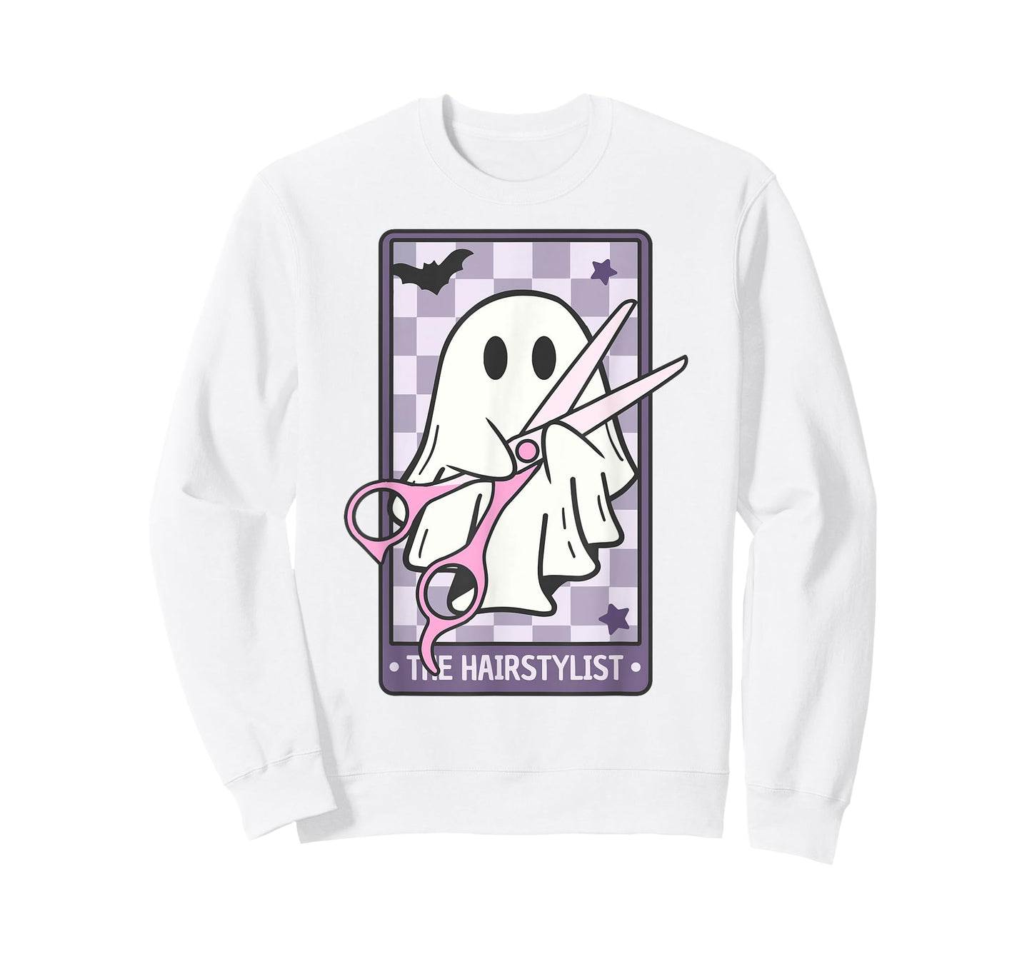 The Hairstylist Tarort Cute Cosmetologist Ghost Halloween T-Shirt