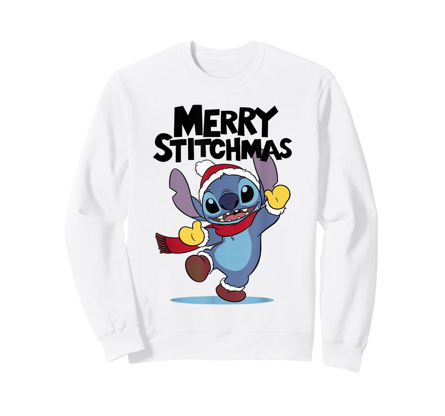 Disney Lilo & Stitch Christmas Merry Stitchmas Playful Shot T-Shirt