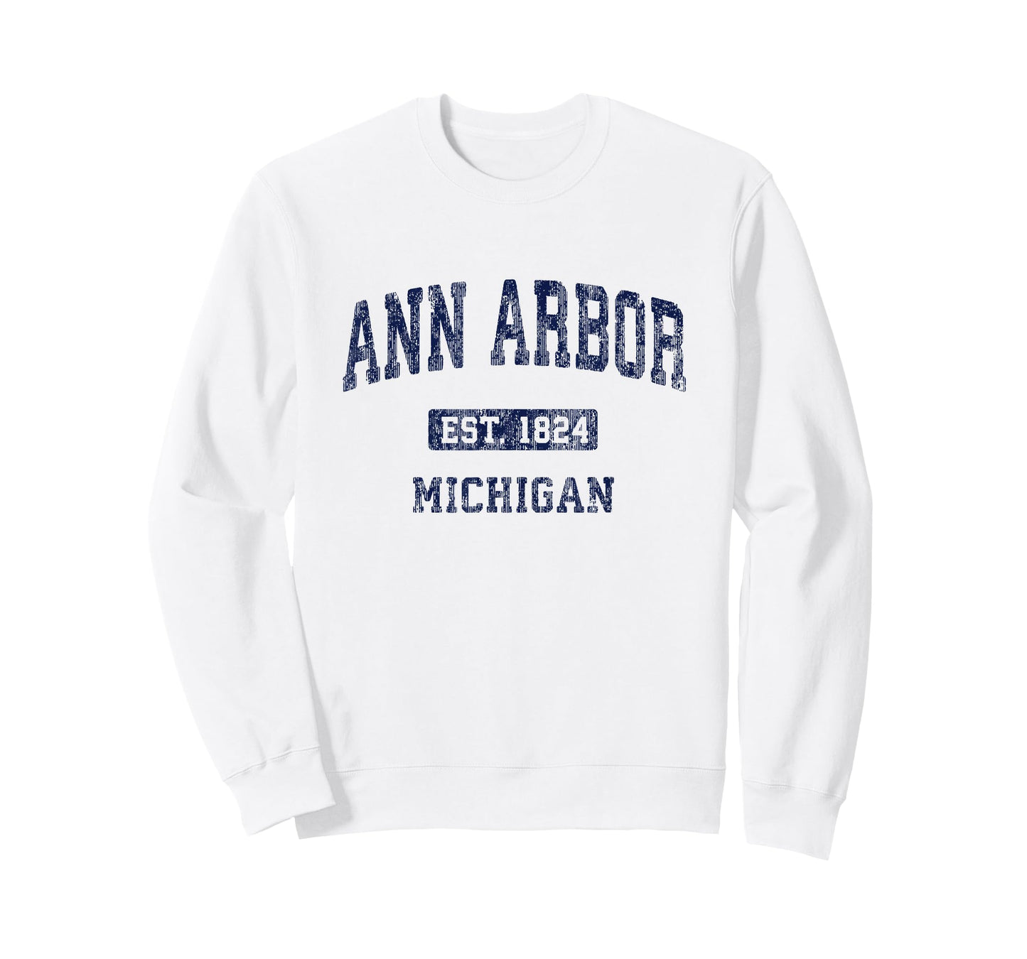 Ann Arbor Michigan Vintage Athletic Sports Design T-Shirt