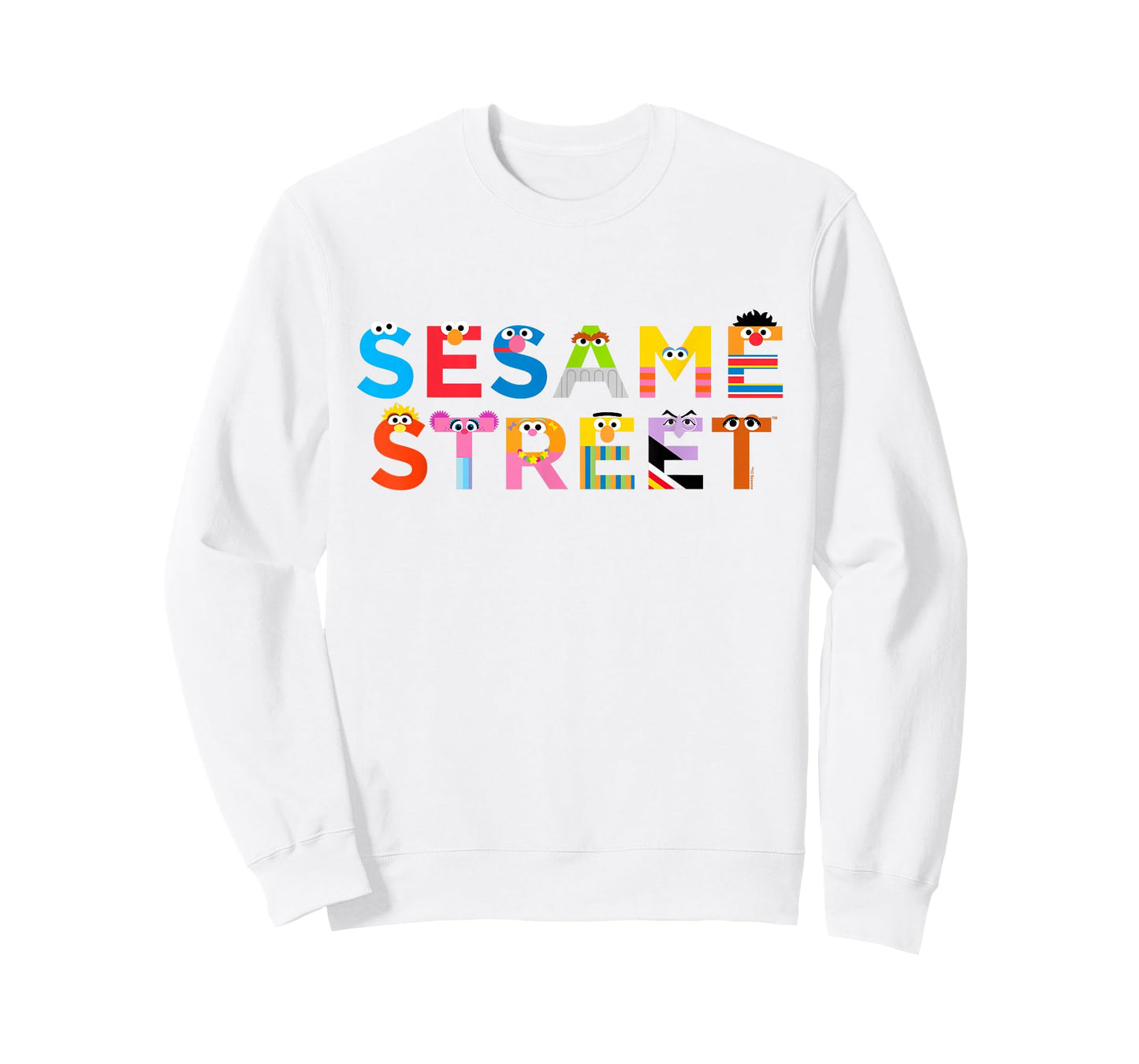 Sesame Street with Monster Letters T-Shirt