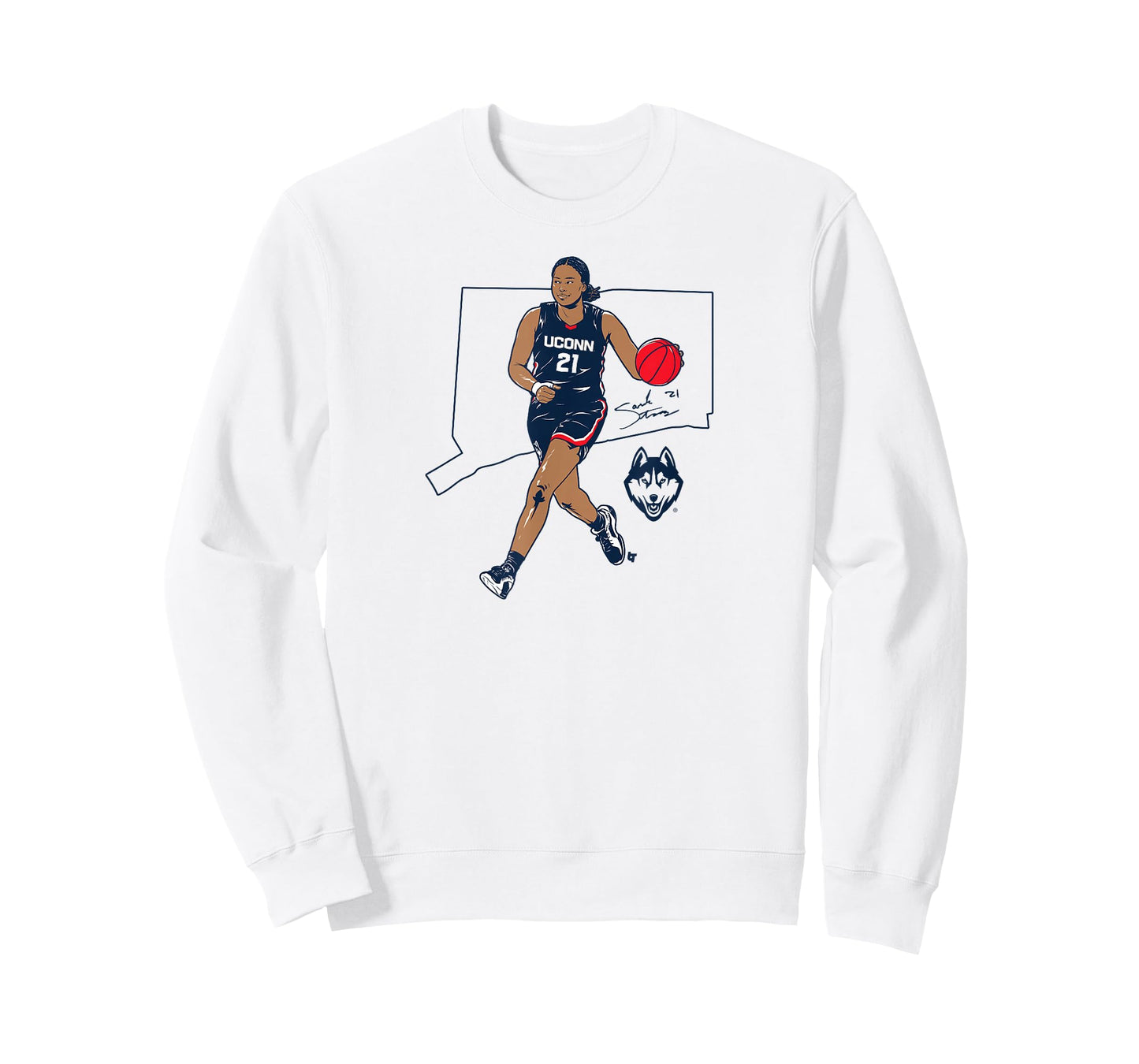 UConn Basketball: Sarah Strong State Star T-Shirt